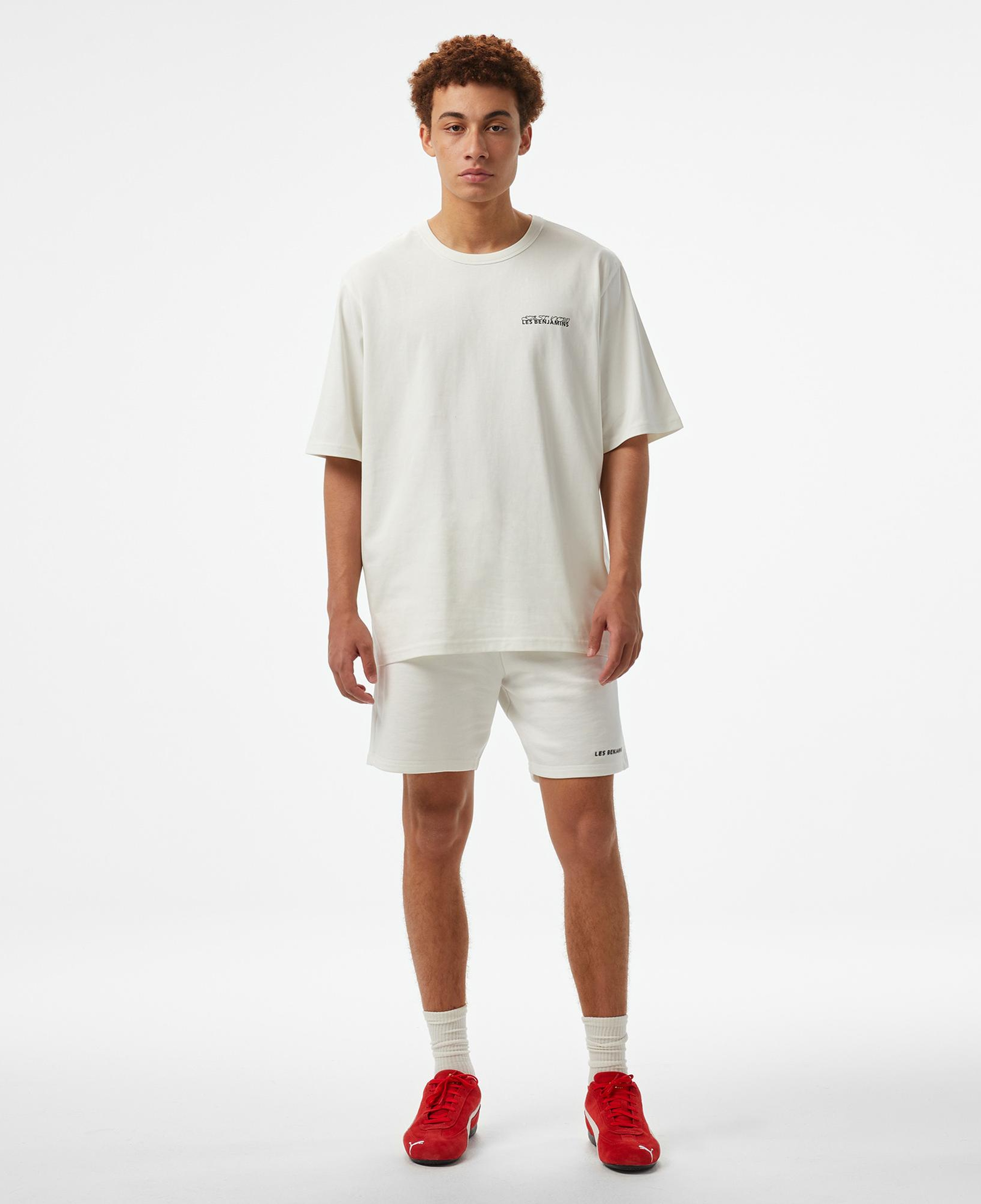 Les Benjamins Essentials Erkek Beyaz Şort