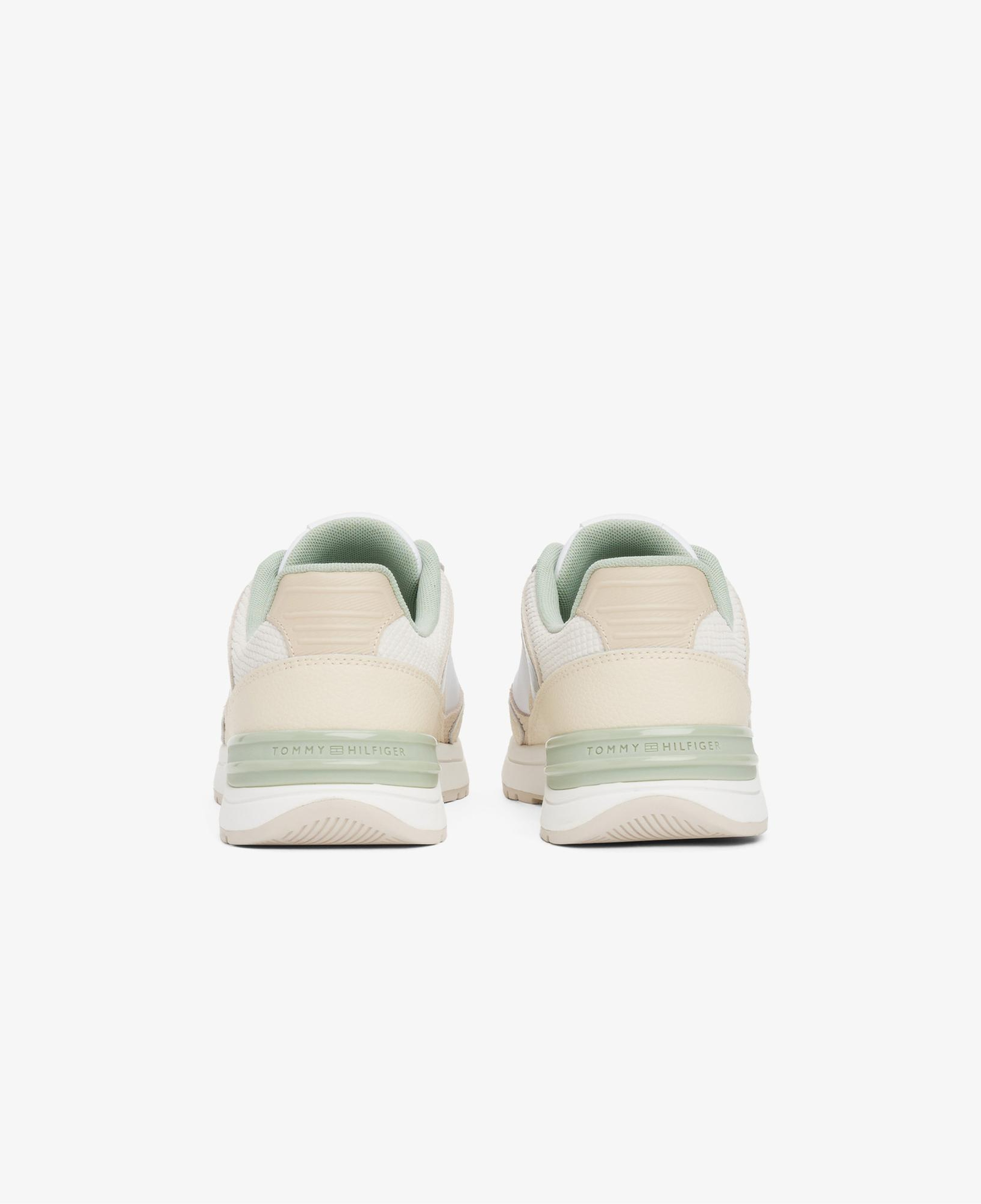 Tommy Hilfiger Leather Kadın Krem Sneaker