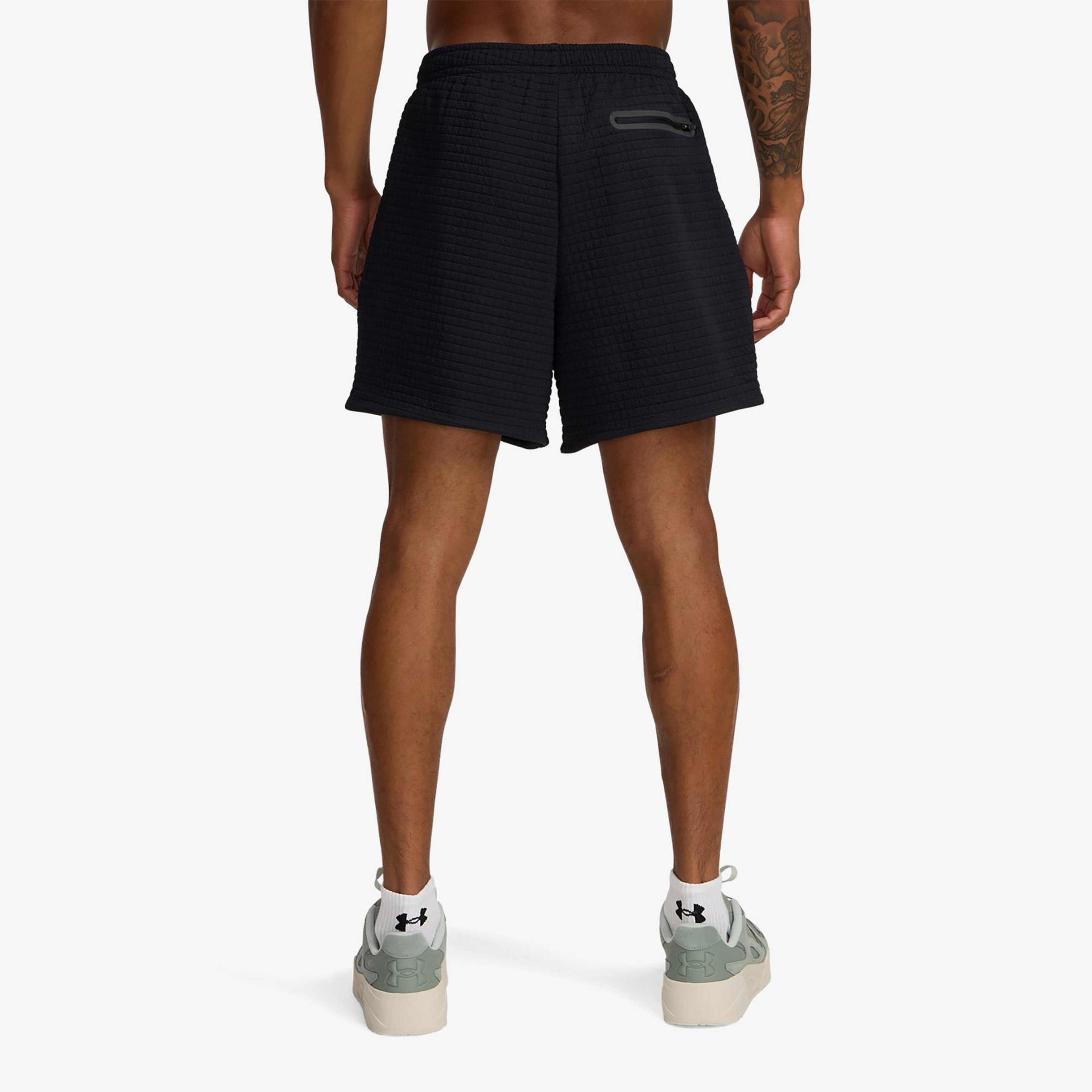 Under Armour Fleece Grid Erkek Siyah Şort