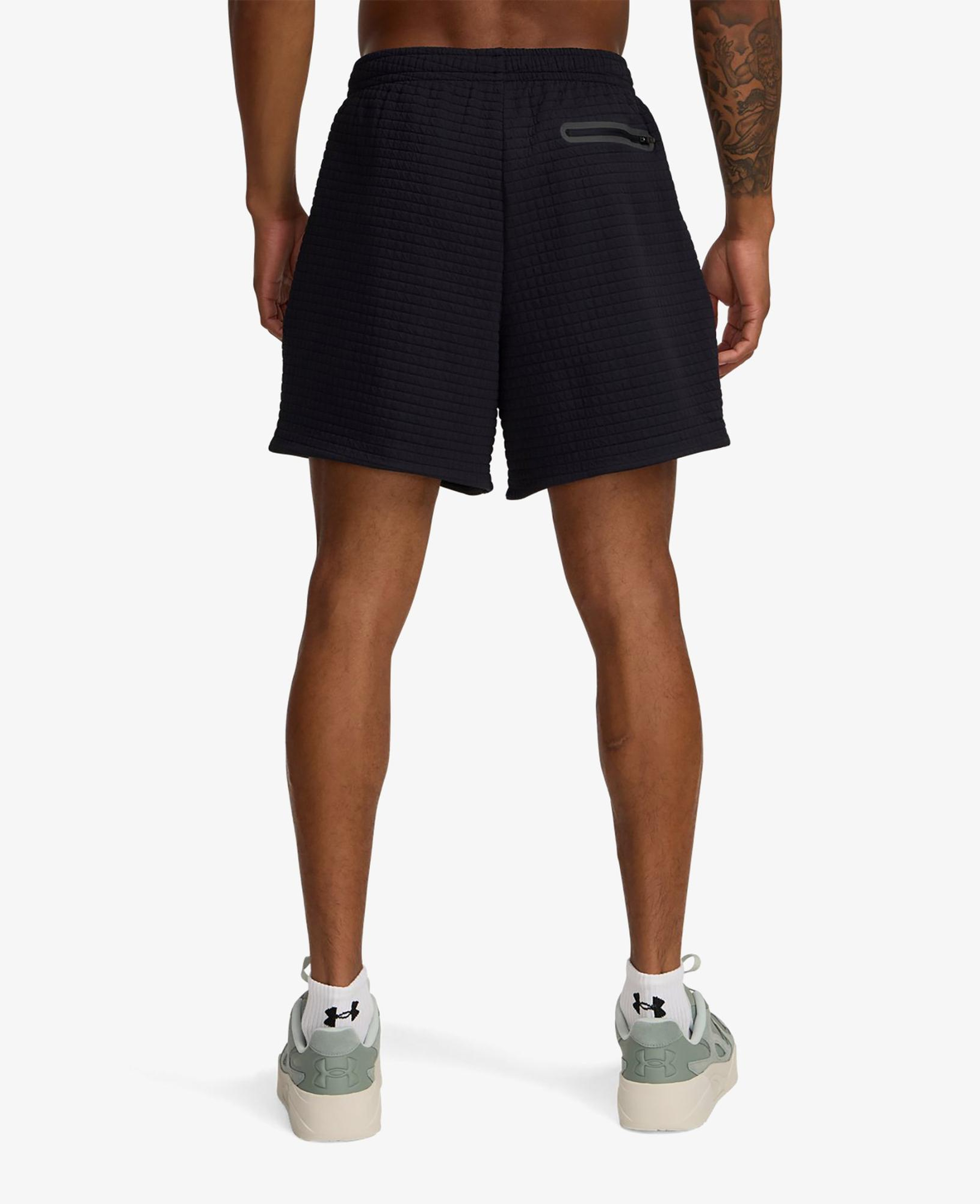 Under Armour Fleece Grid Erkek Siyah Şort