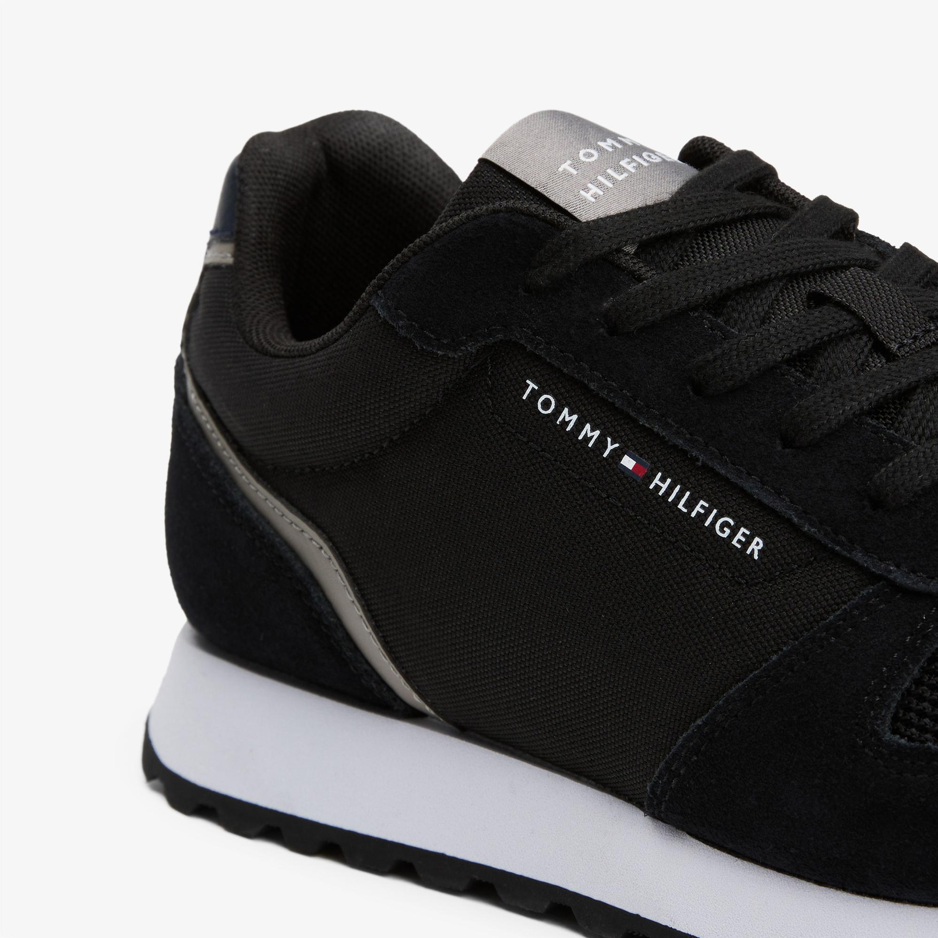 Tommy Hilfiger Suede Erkek Siyah Spor Ayakkabı