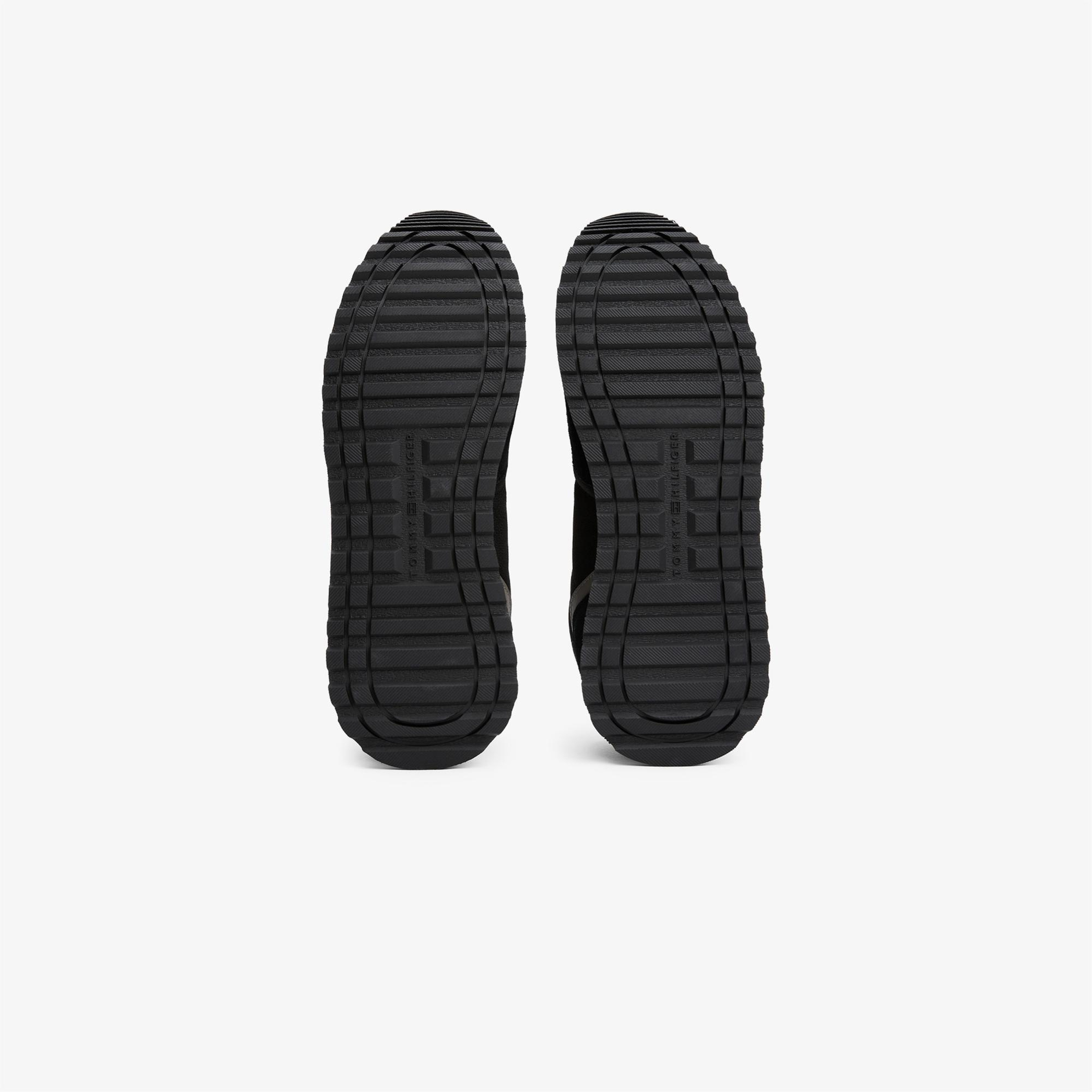 Tommy Hilfiger Suede Erkek Siyah Spor Ayakkabı