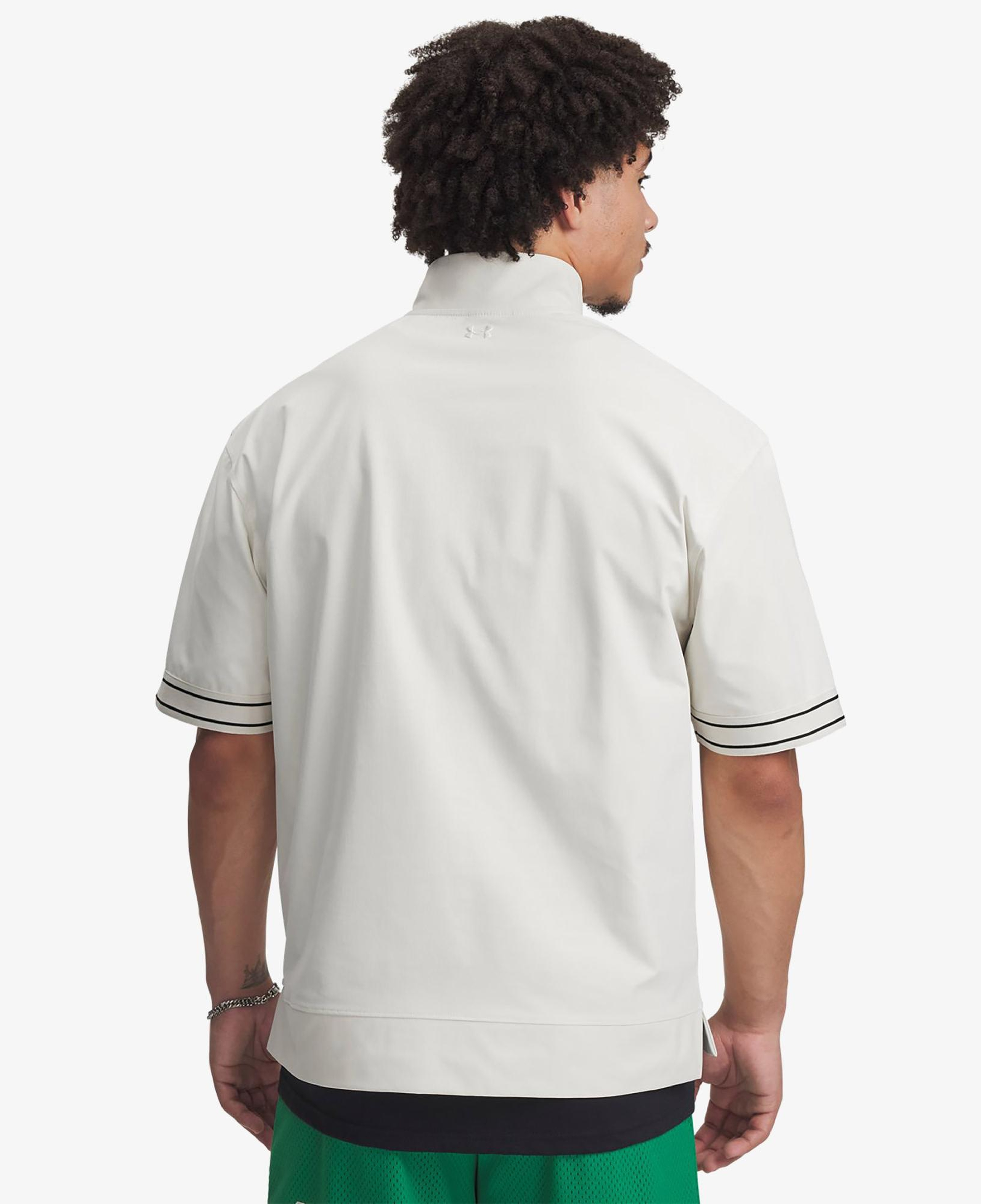 Under Armour Erkek Courtside Beyaz T-Shirt