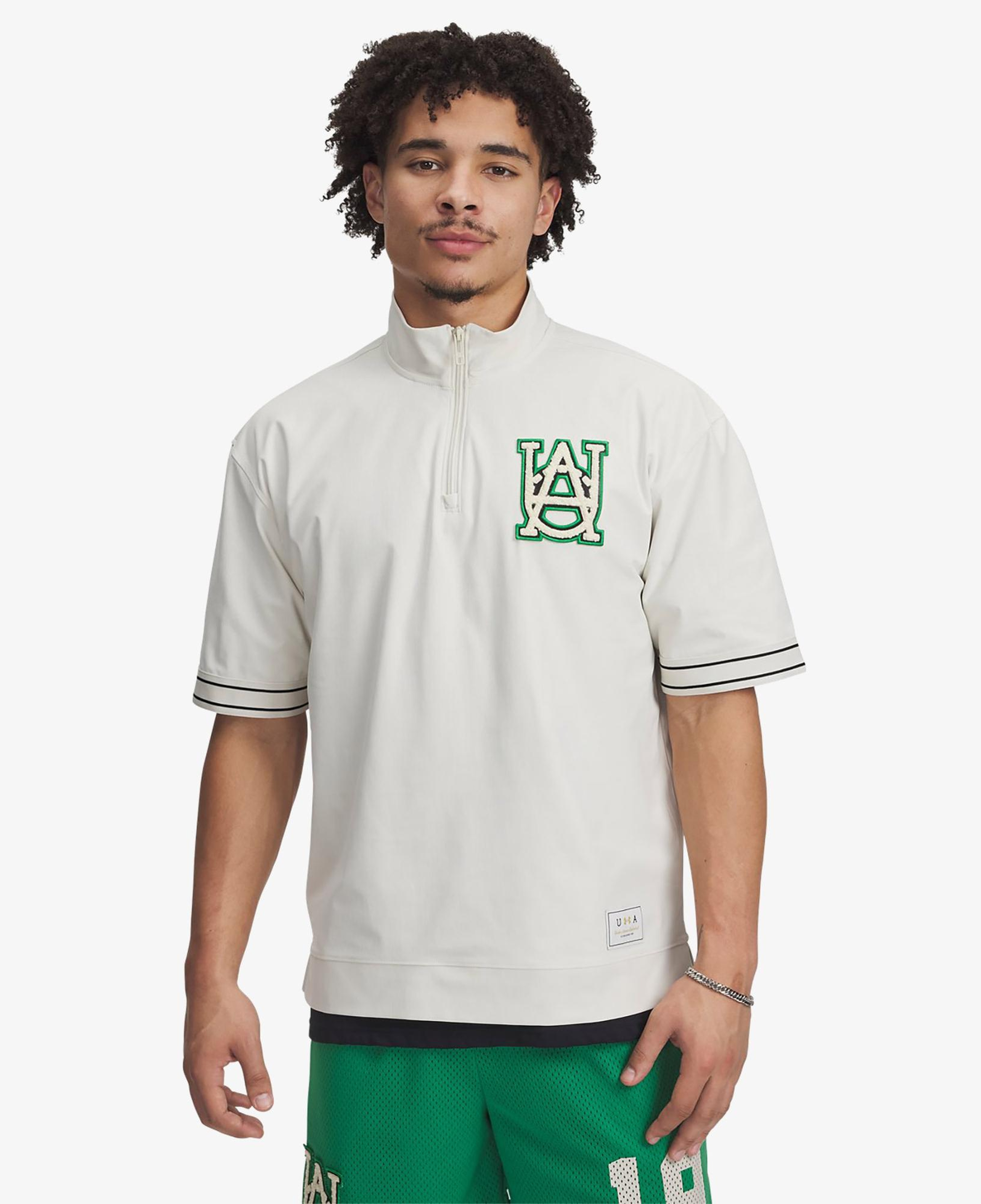Under Armour Erkek Courtside Beyaz T-Shirt