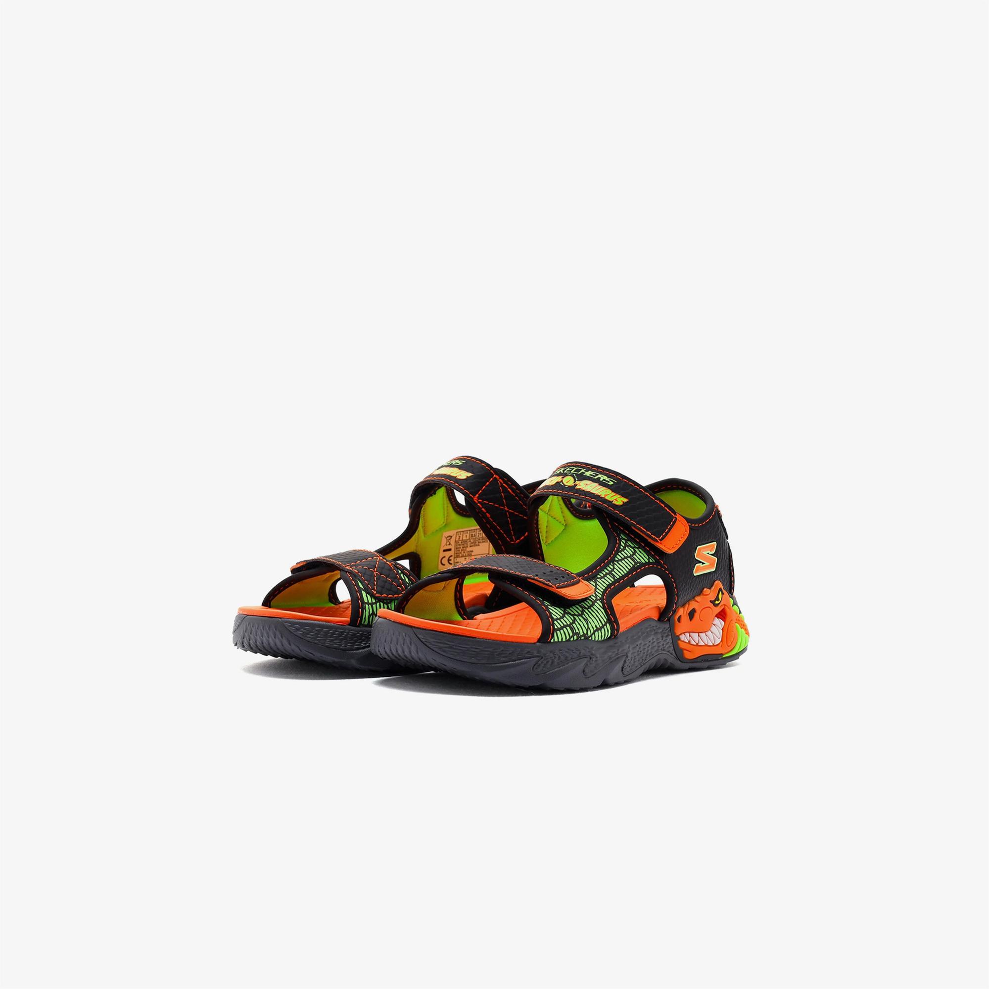 Skechers Lights Creature Splash Çocuk Işıklı Siyah Sandalet