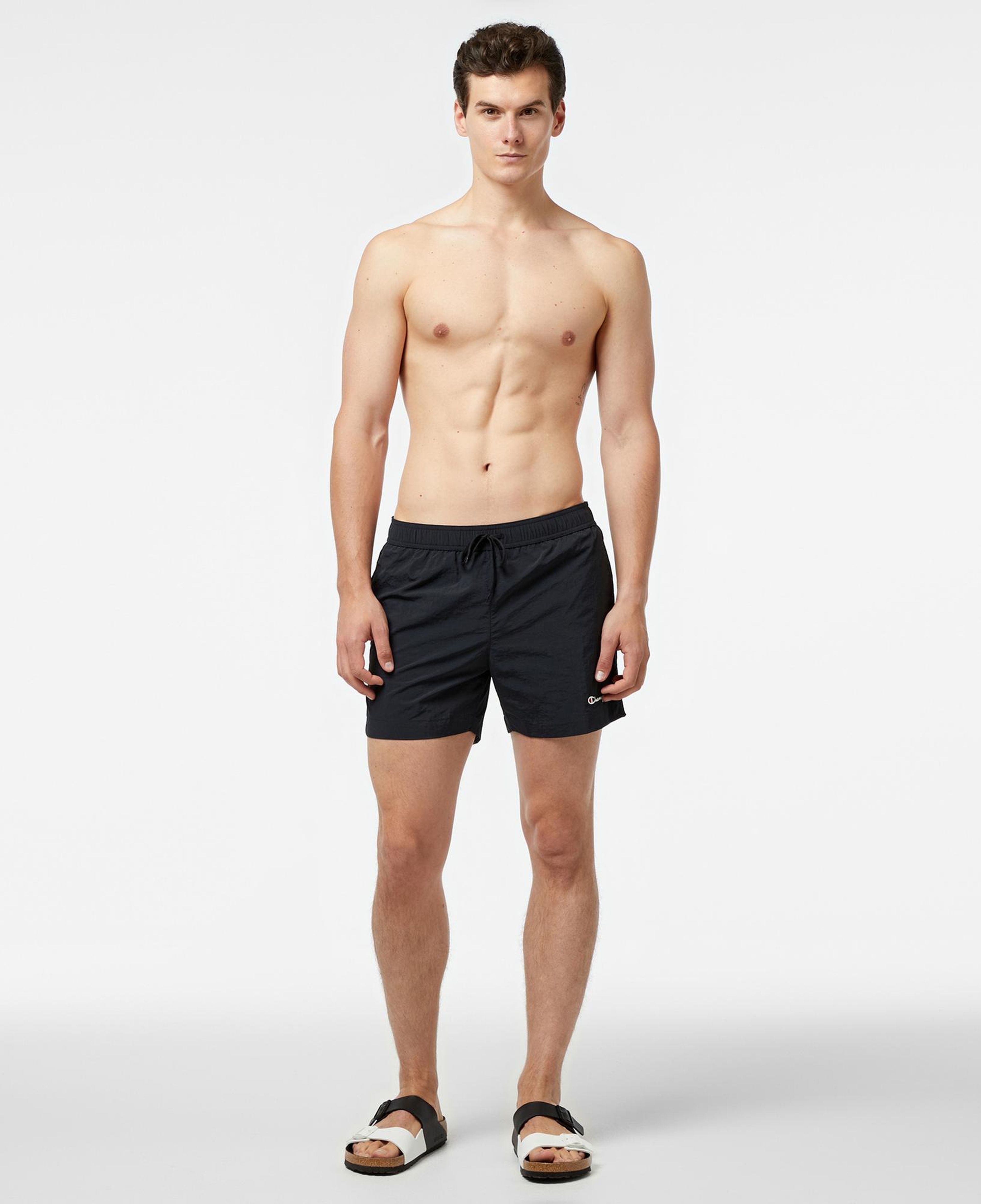 Champion Classic Erkek Siyah Deniz Şortu
