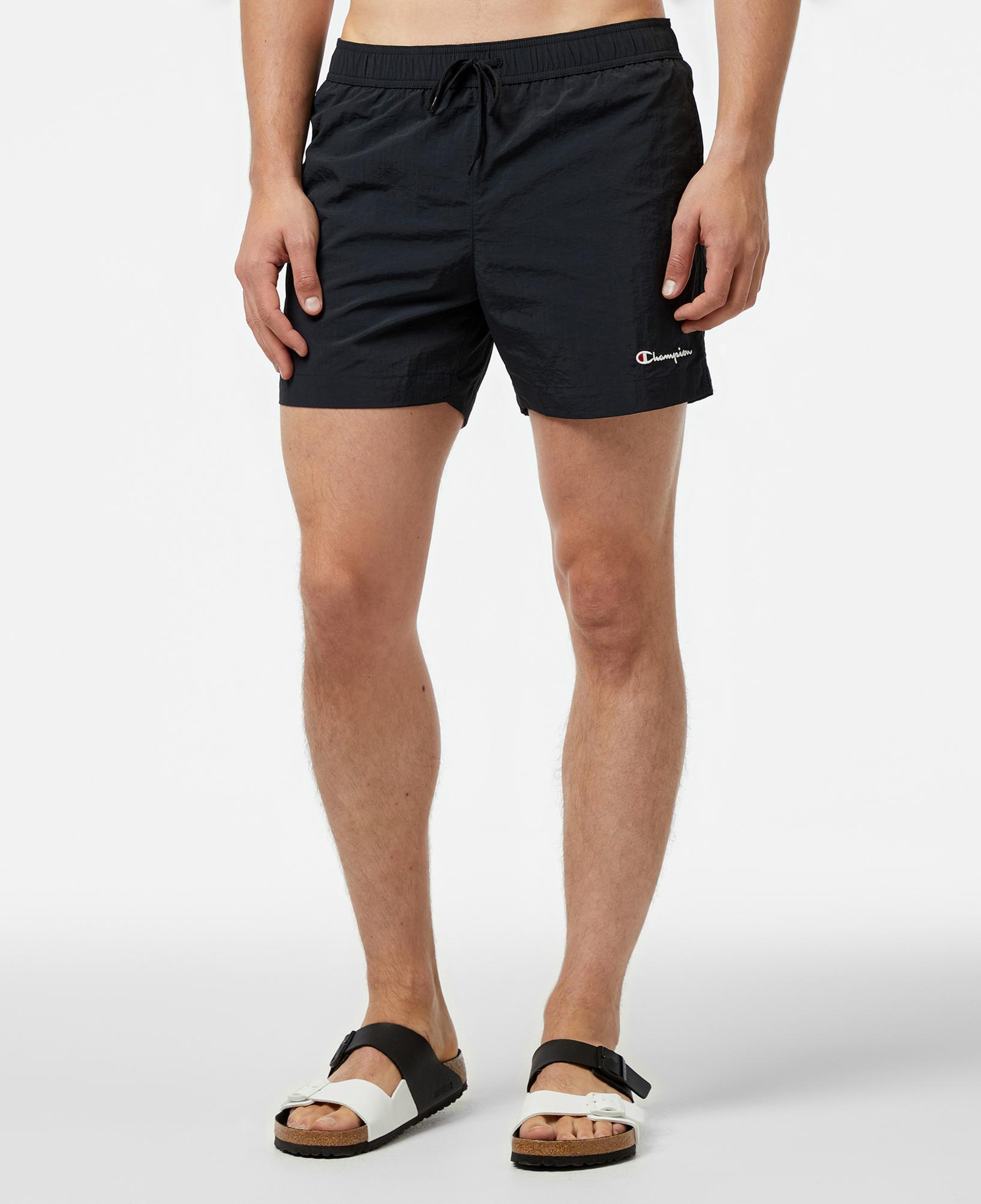 Champion Classic Erkek Siyah Deniz Şortu