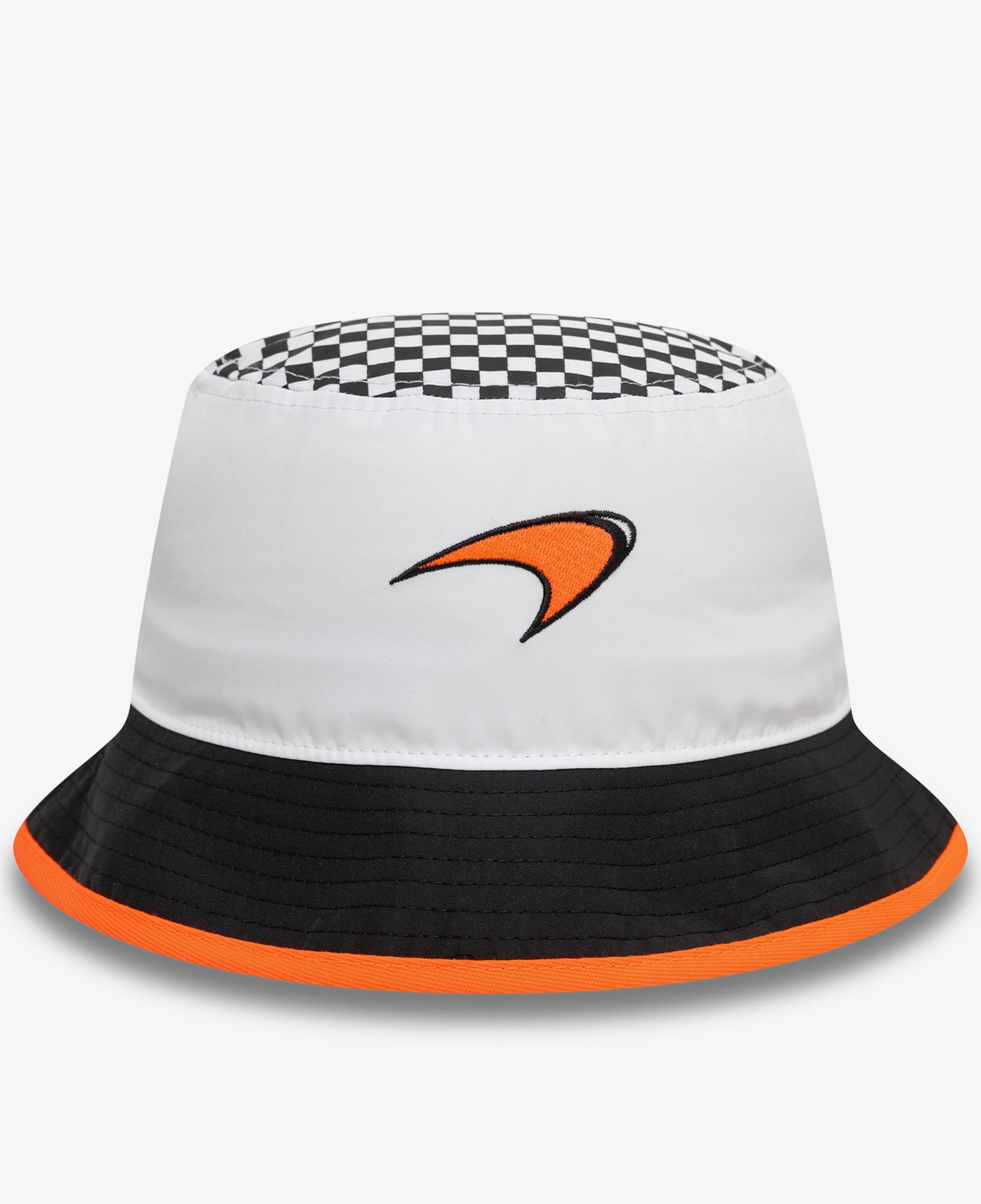 New Era McLaren Racing Checkered Tapered Erkek Beyaz Şapka
