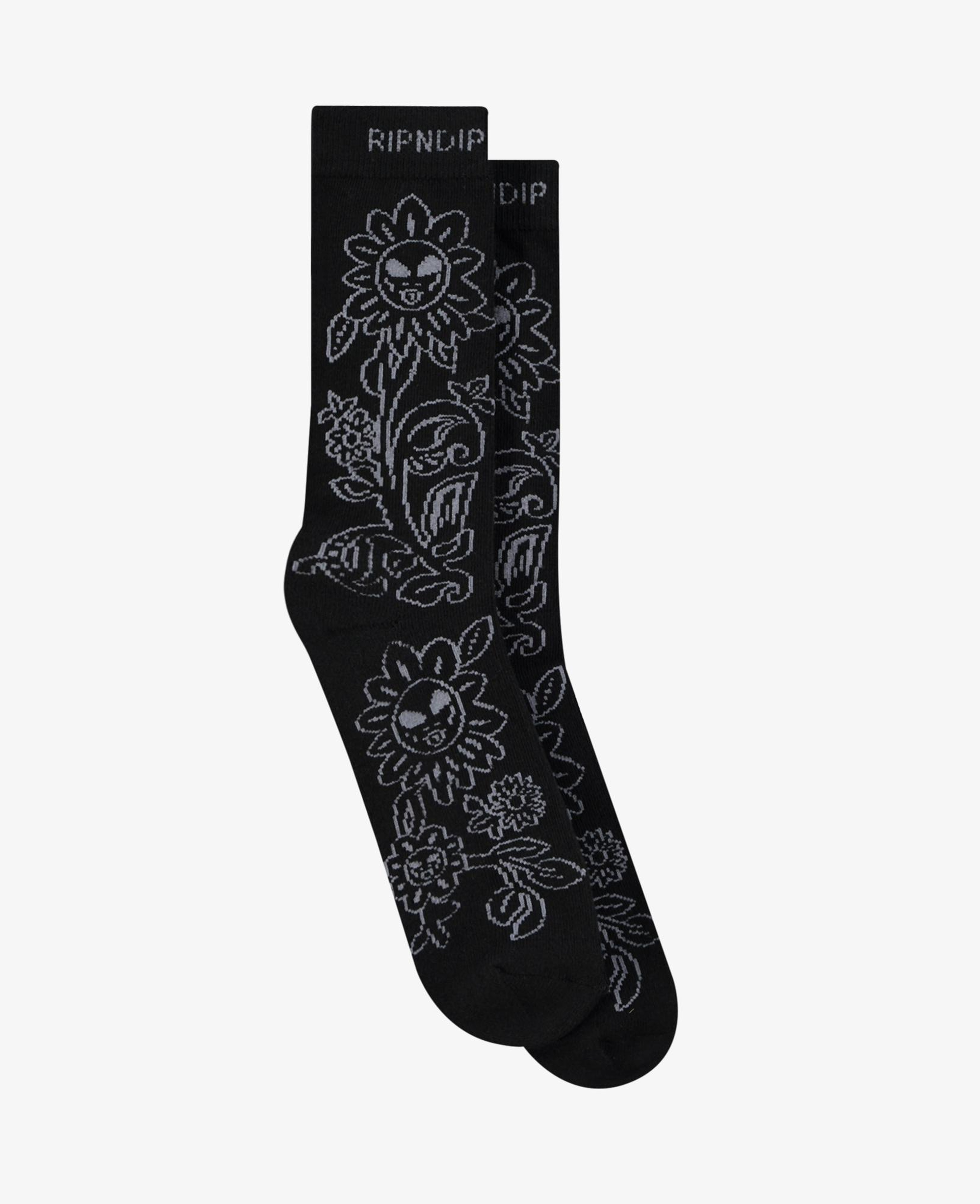 Ripndip Lord Nermal Unisex Siyah Çorap