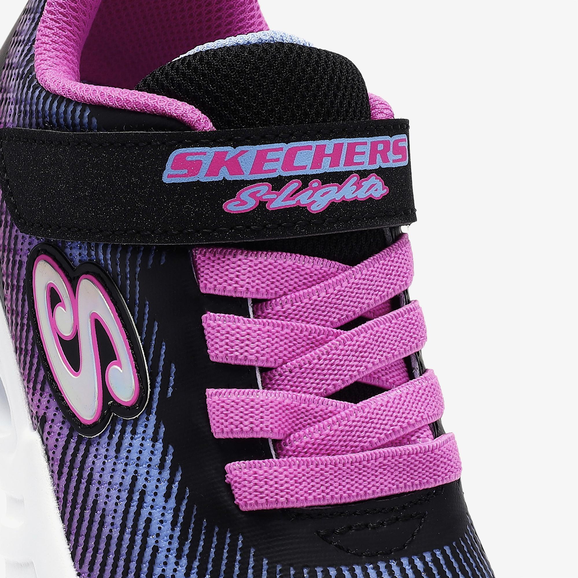 Skechers Flicker Flash Light Takeover Çocuk Siyah Işıklı Spor Ayakkabı