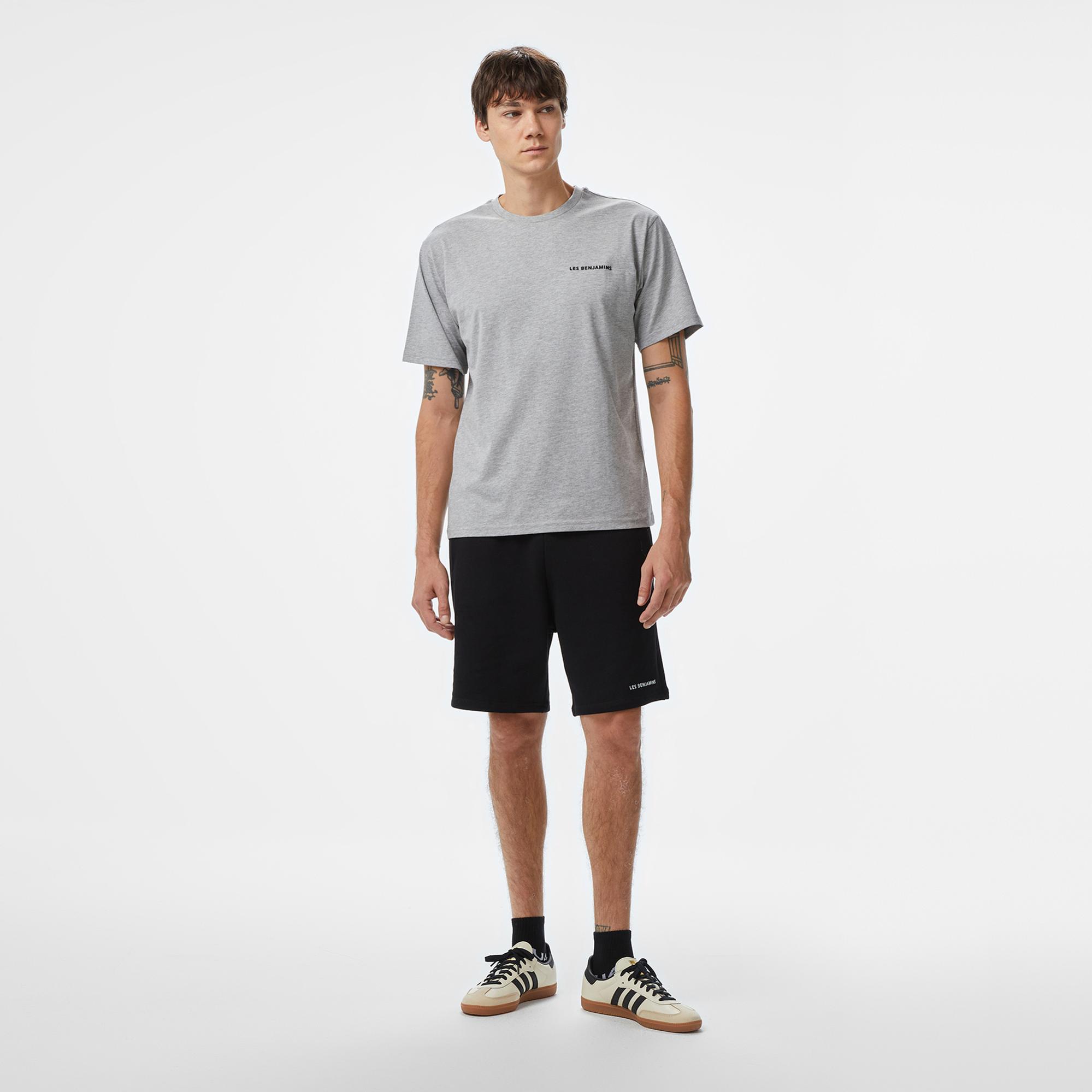 Les Benjamins Essentials Erkek Gri T-Shirt