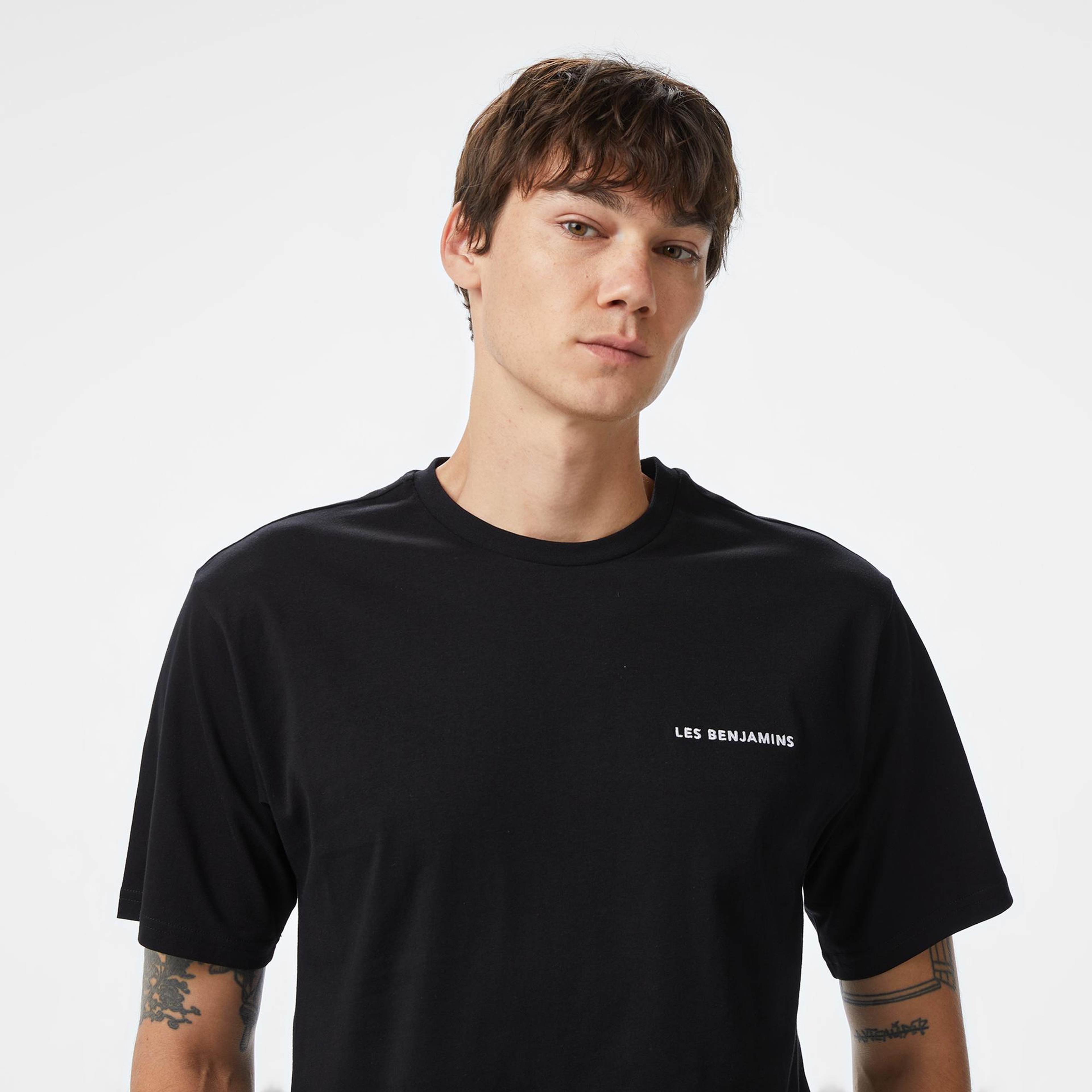 Les Benjamins Essentials Erkek Siyah T-Shirt
