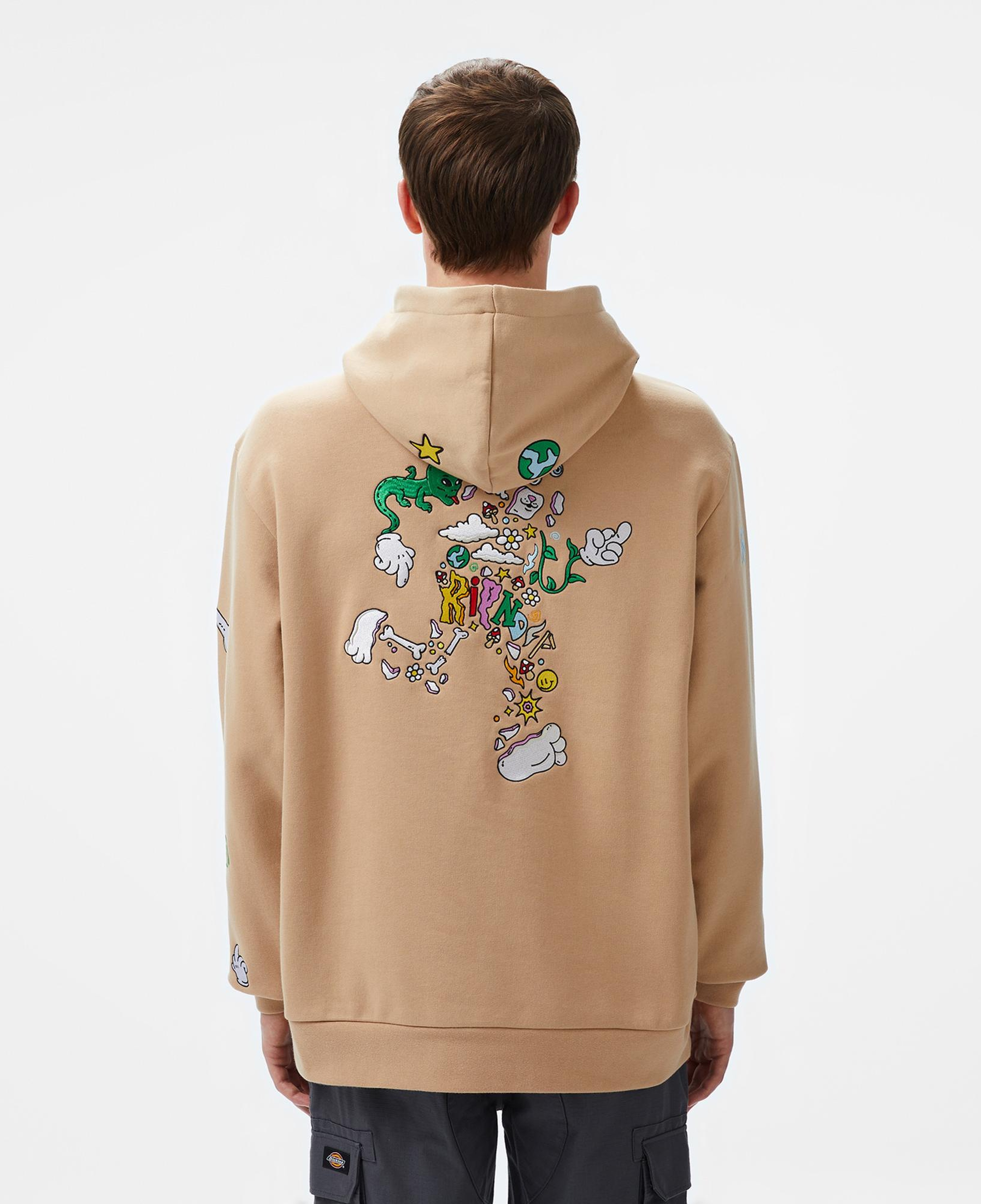 Ripndip Broken Down Erkek Kahverengi Hoodie