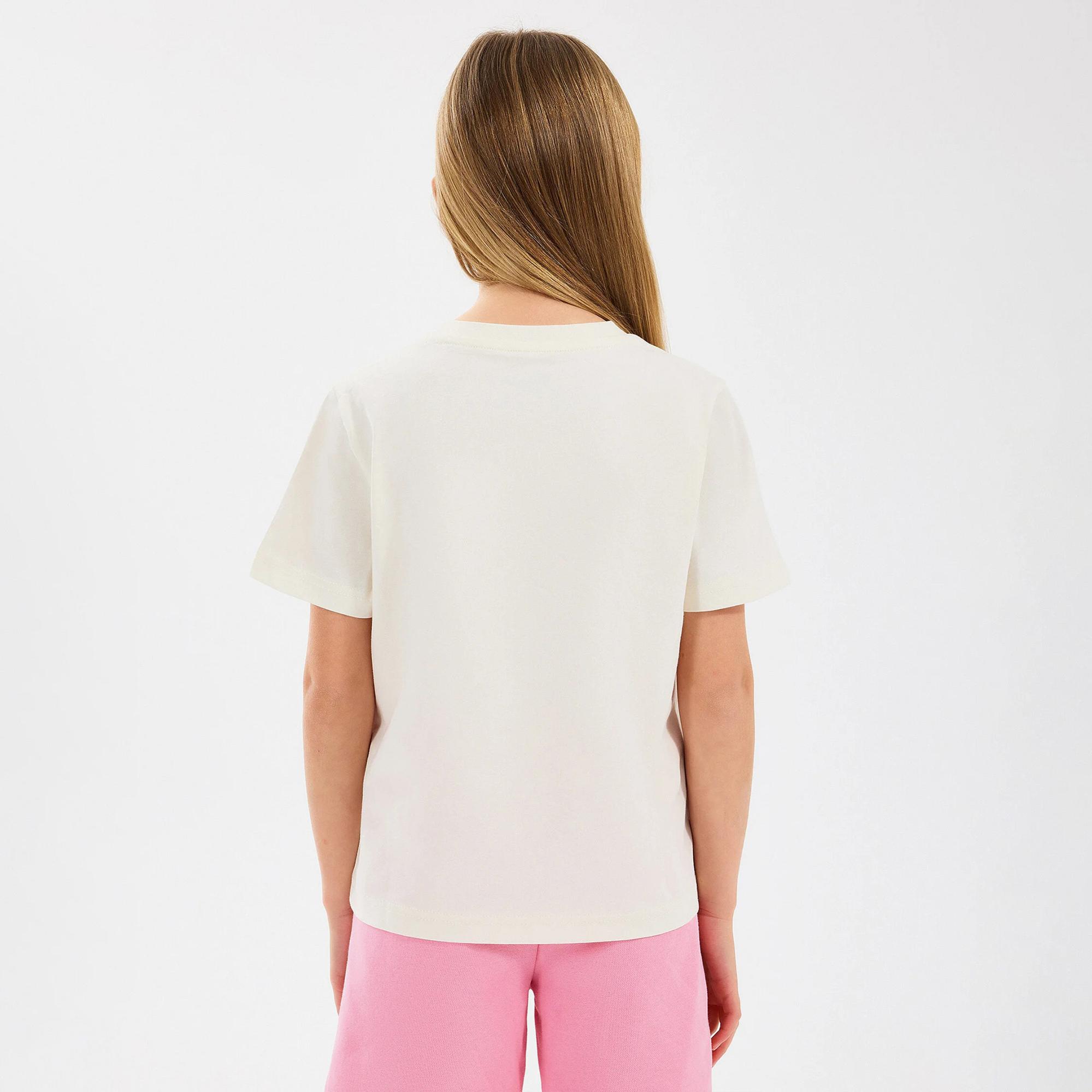 Skechers Graphic Regular Fit Çocuk Beyaz T-Shirt