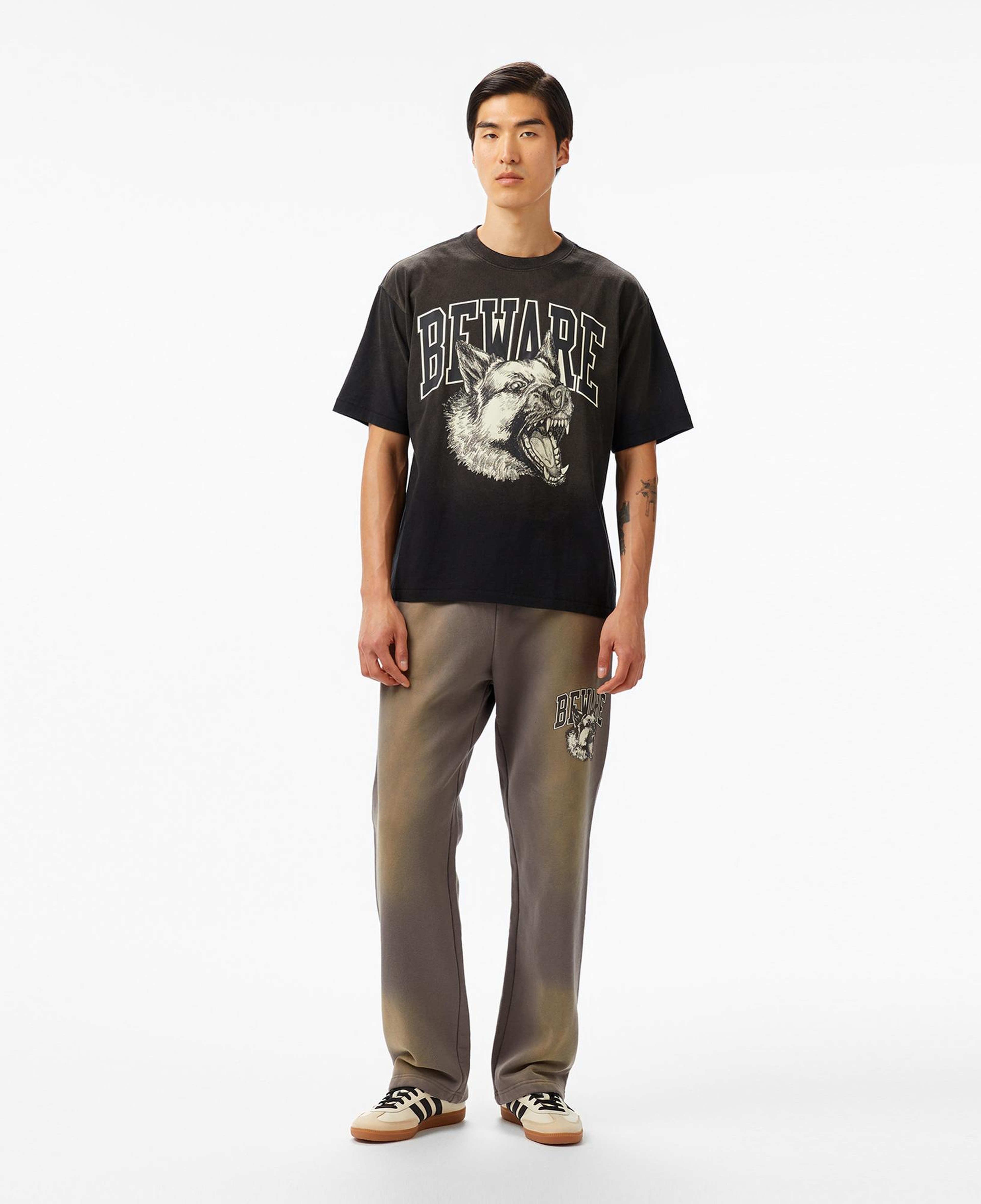 The Market 'Tonal Beware' Erkek Siyah T-Shirt