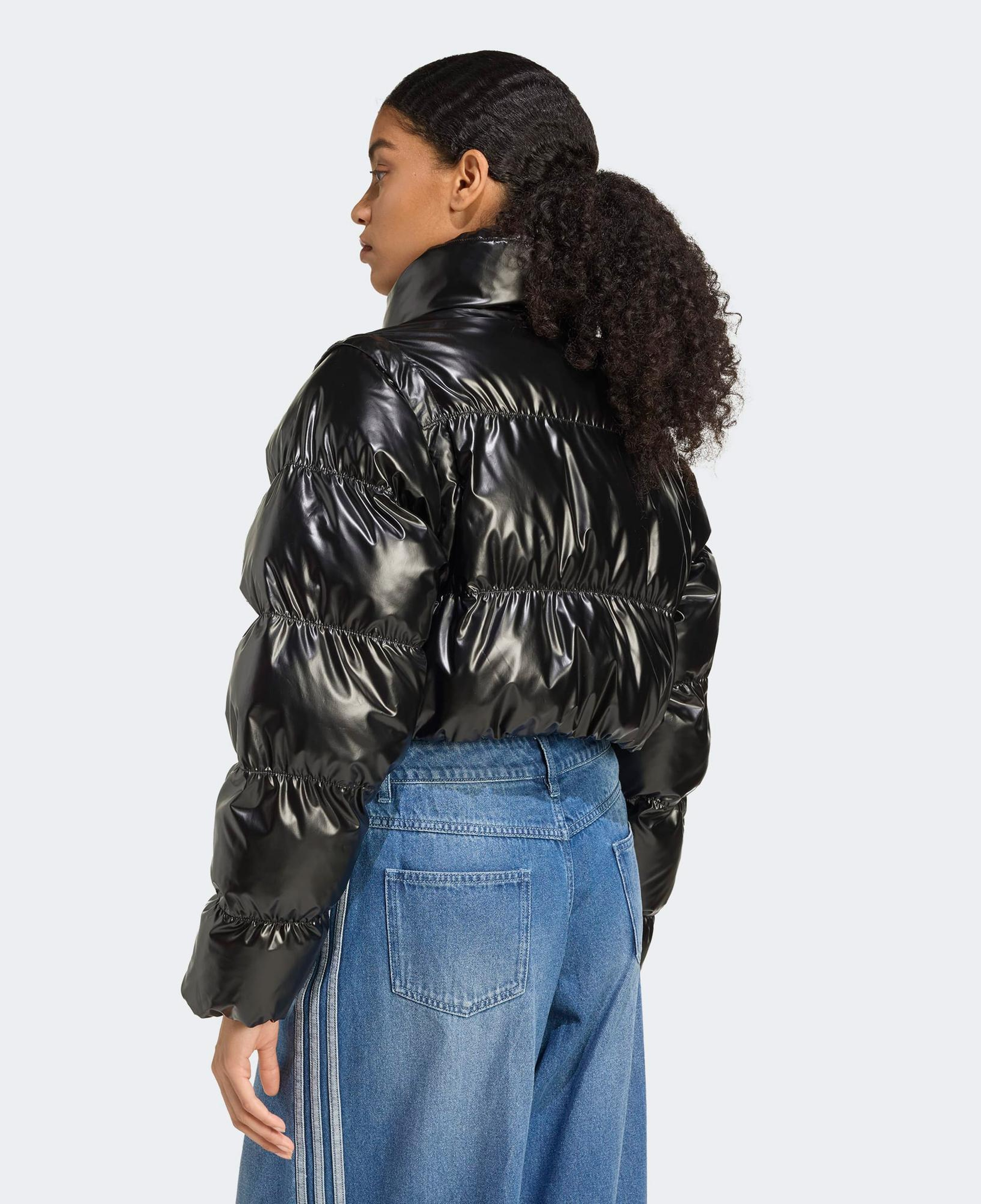adidas Essential Glossy Puff Kadın Siyah Ceket