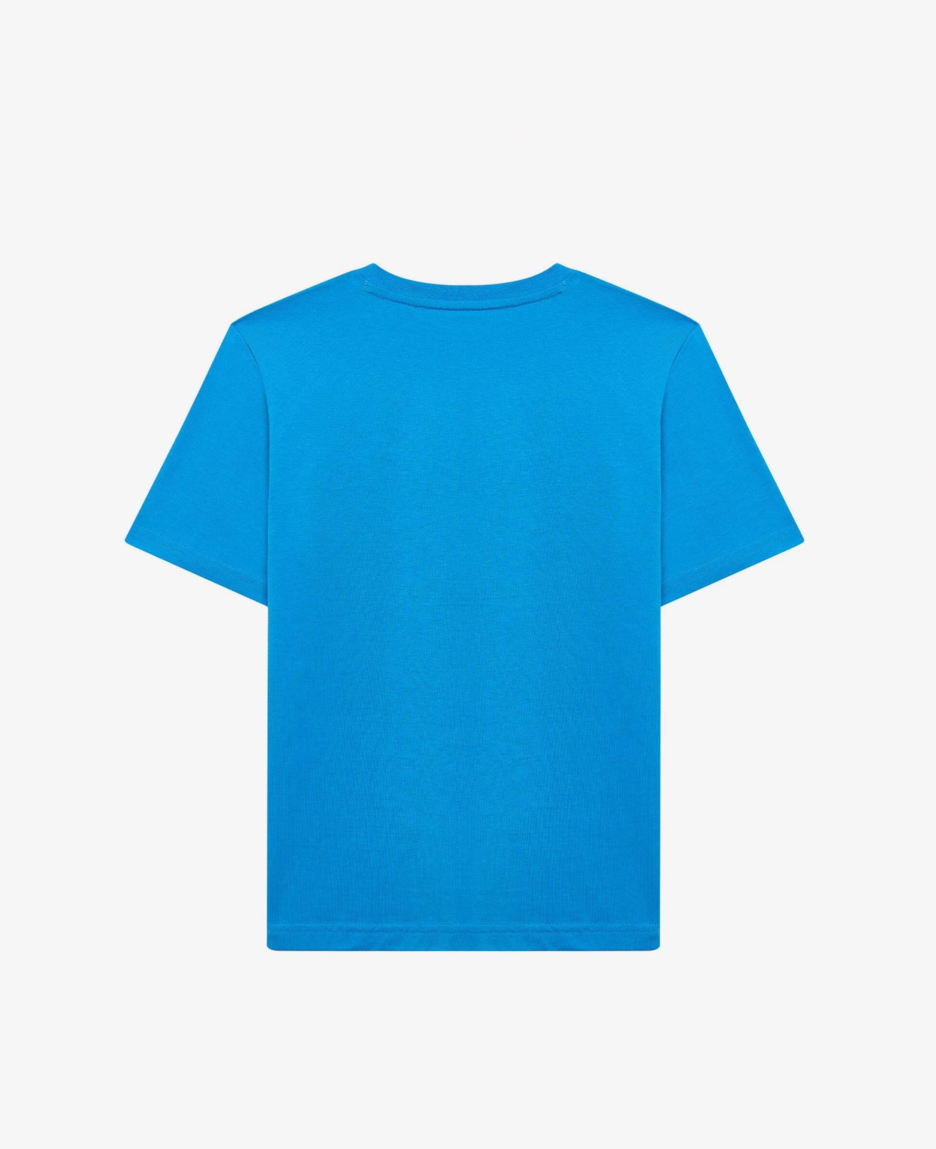 Skechers Regular Fit Baskılı Çocuk Mavi T-Shirt