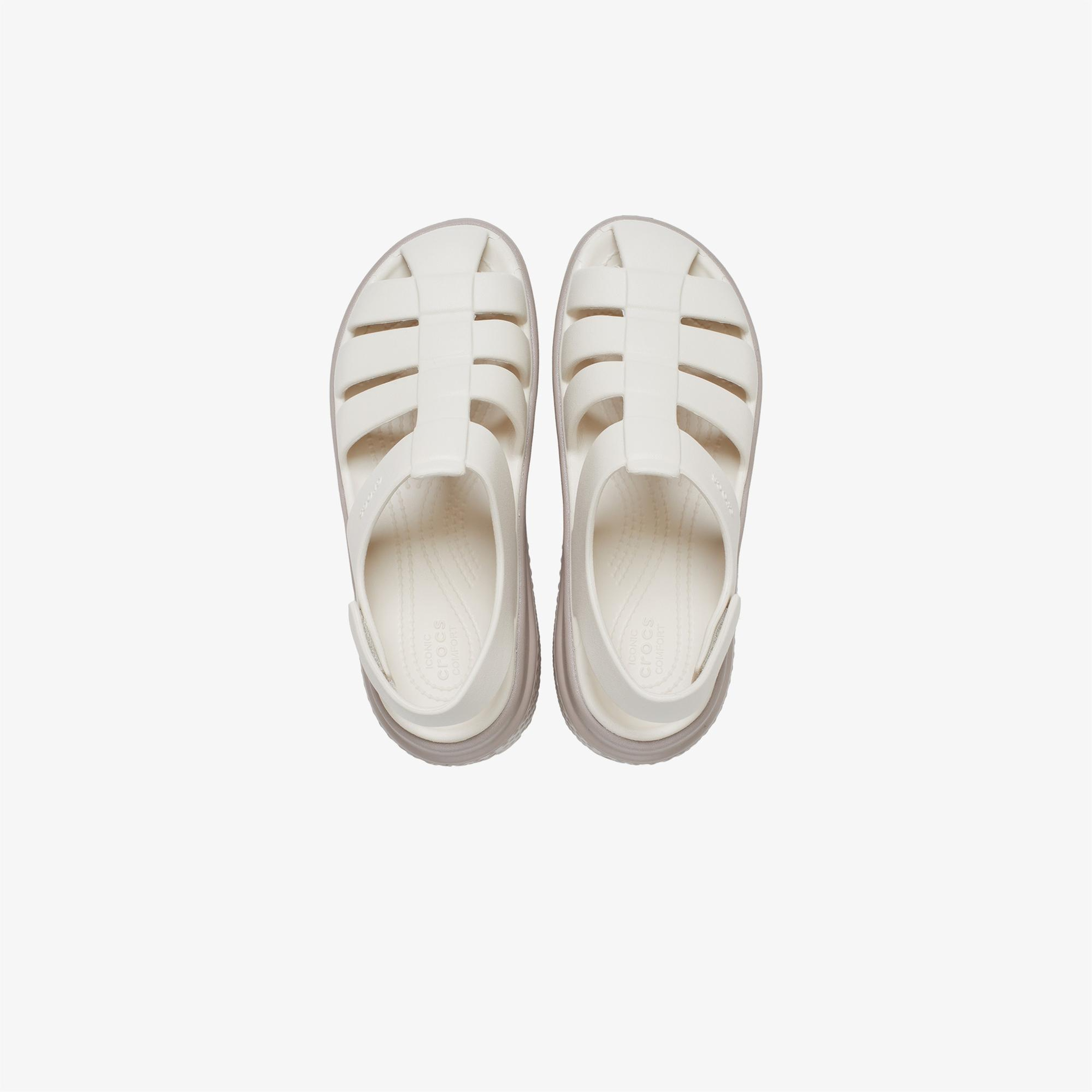 Crocs Stomp Fisherman Kadın Bej Sandalet