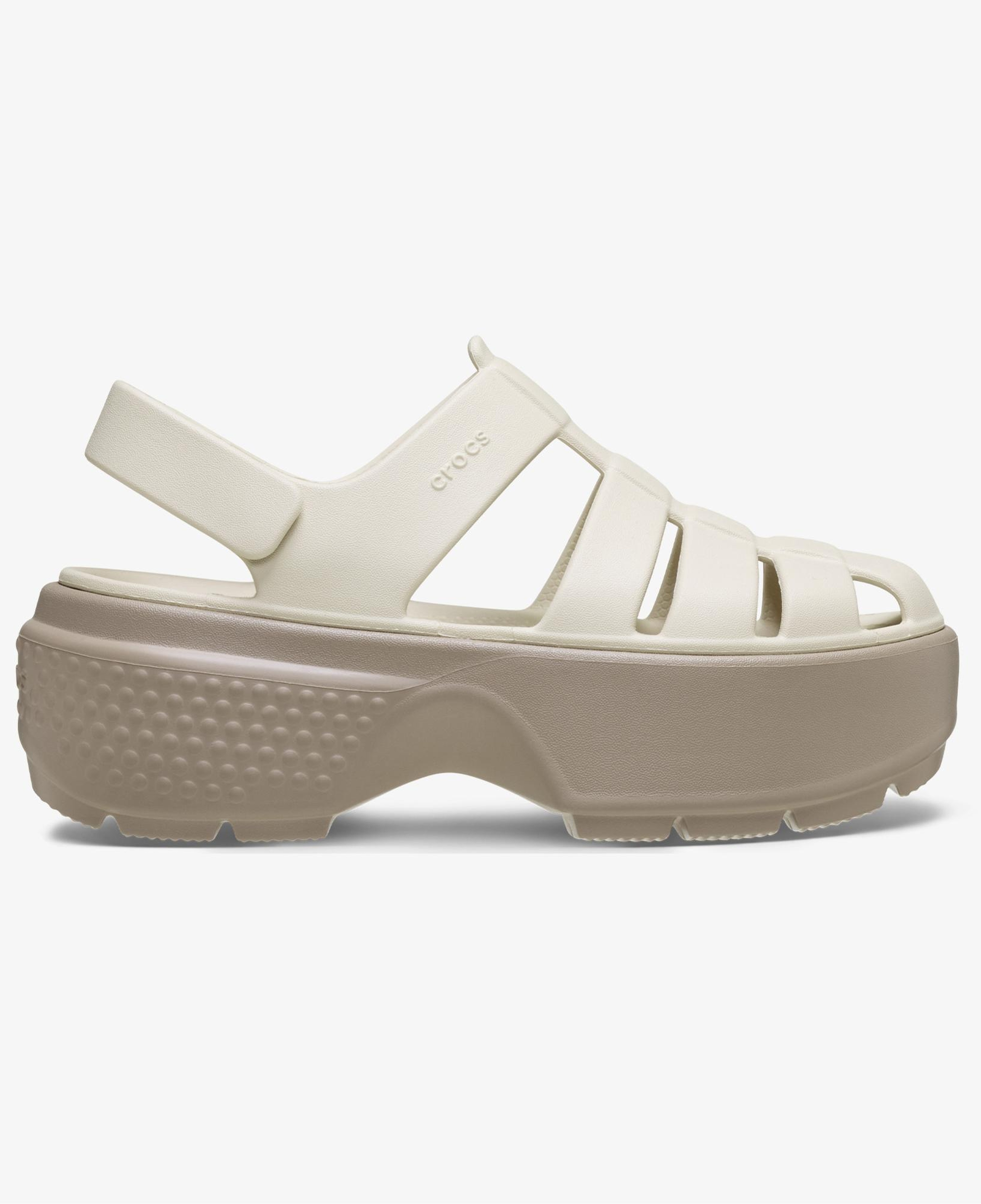 Crocs Stomp Fisherman Kadın Bej Sandalet