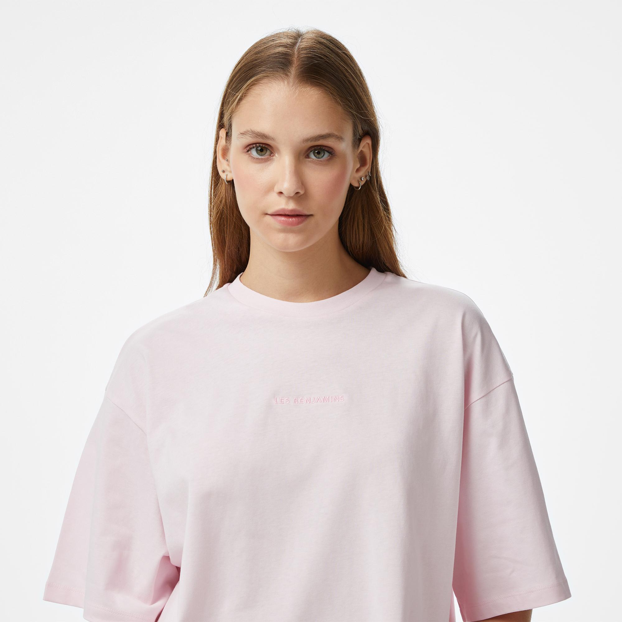 Les Benjamins Essentials Kadın Pembe T-Shirt