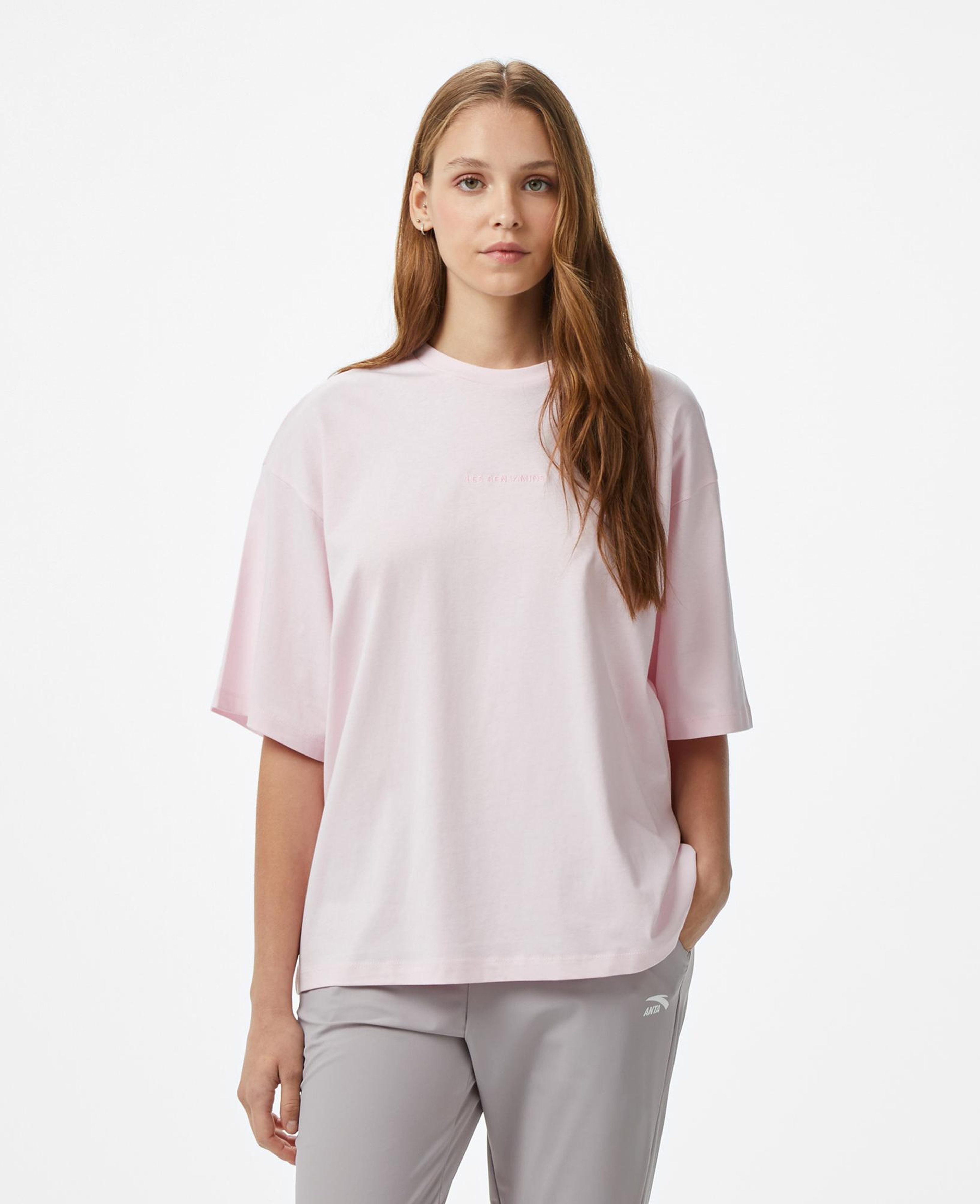 Les Benjamins Essentials Kadın Pembe T-Shirt