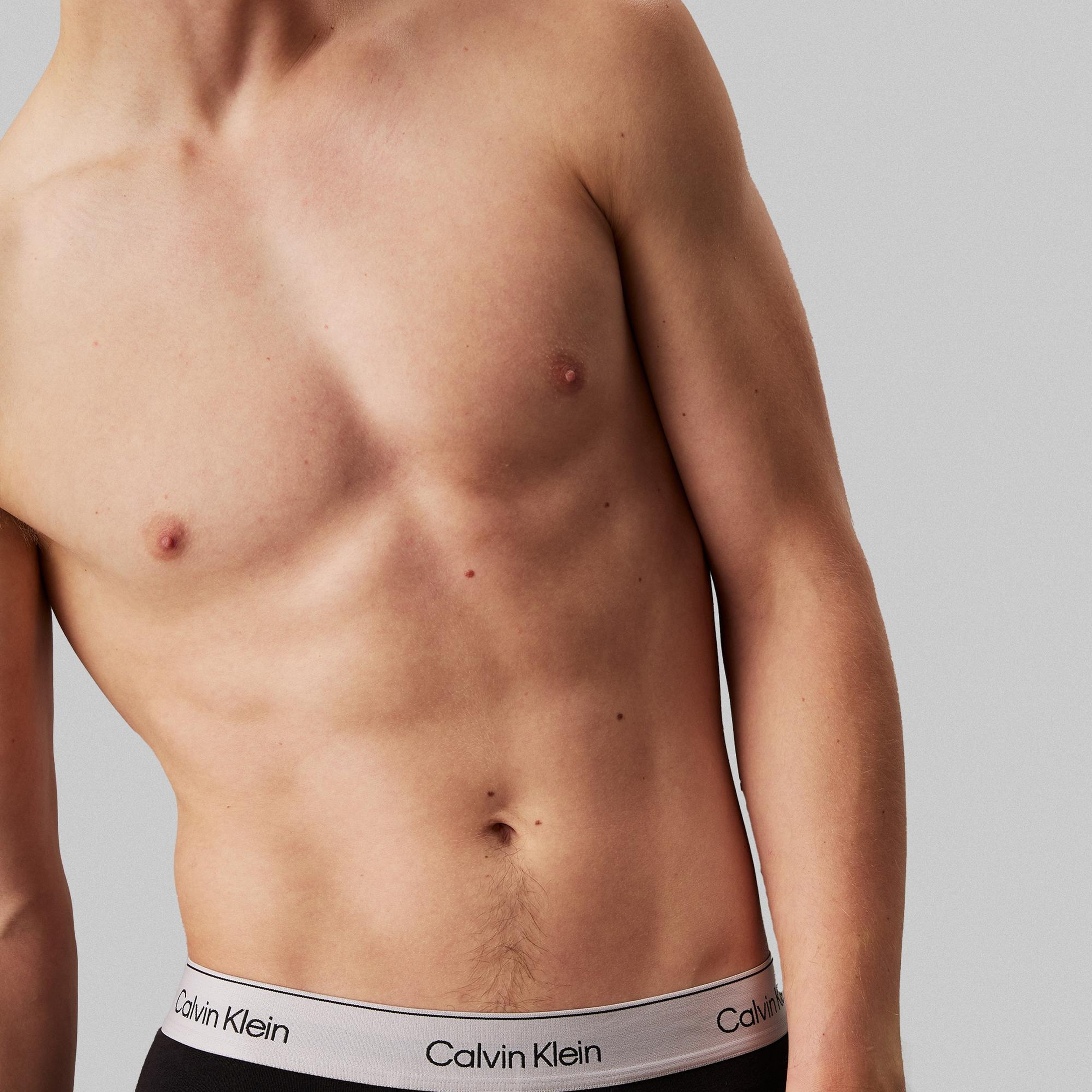 Calvin Klein Icon Strech Erkek Siyah 3'lü Boxer