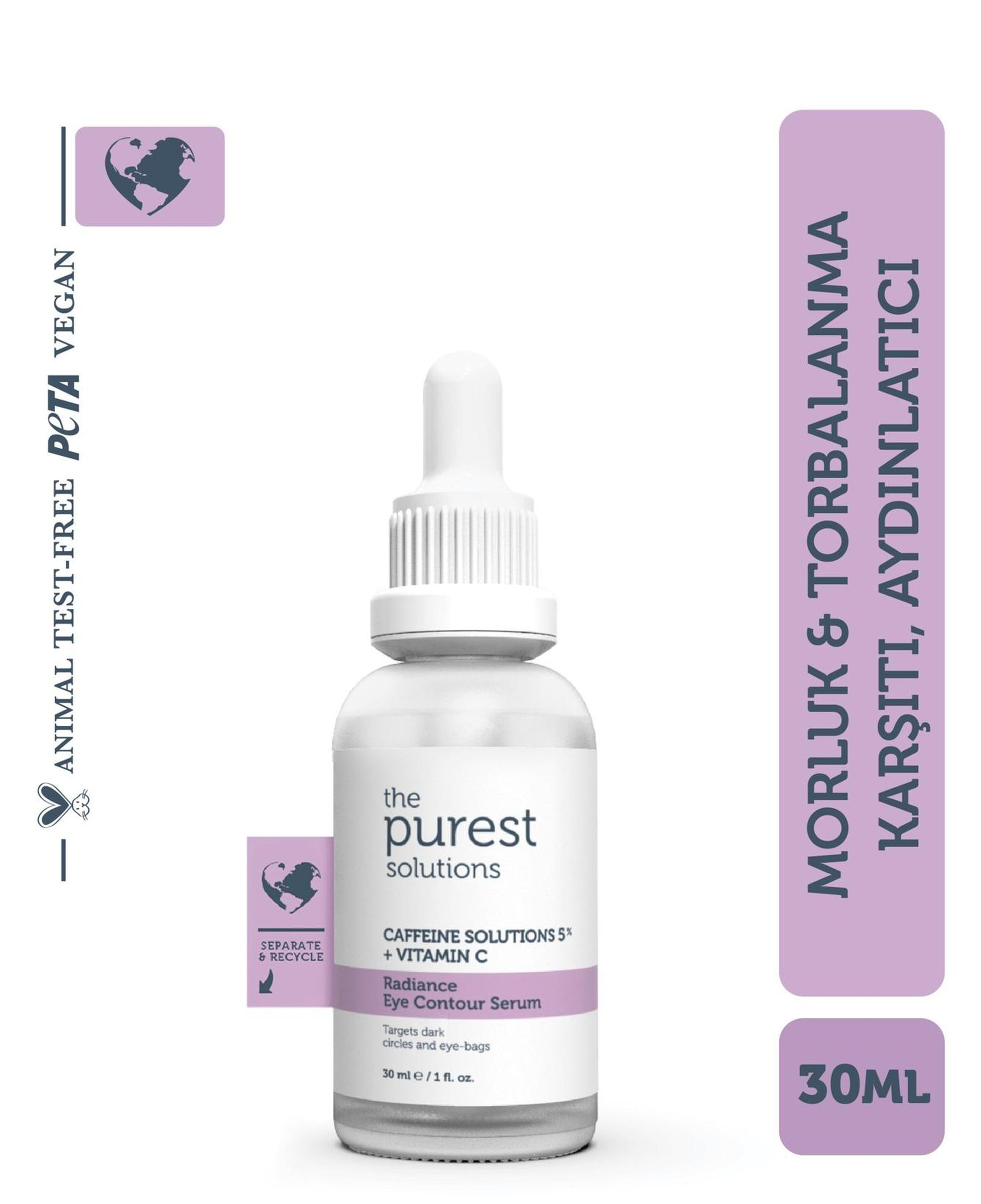 The Purest Solutions Göz Altı Torbalanma Ve Morluk Karşıtı Bakım Serumu 30 ML