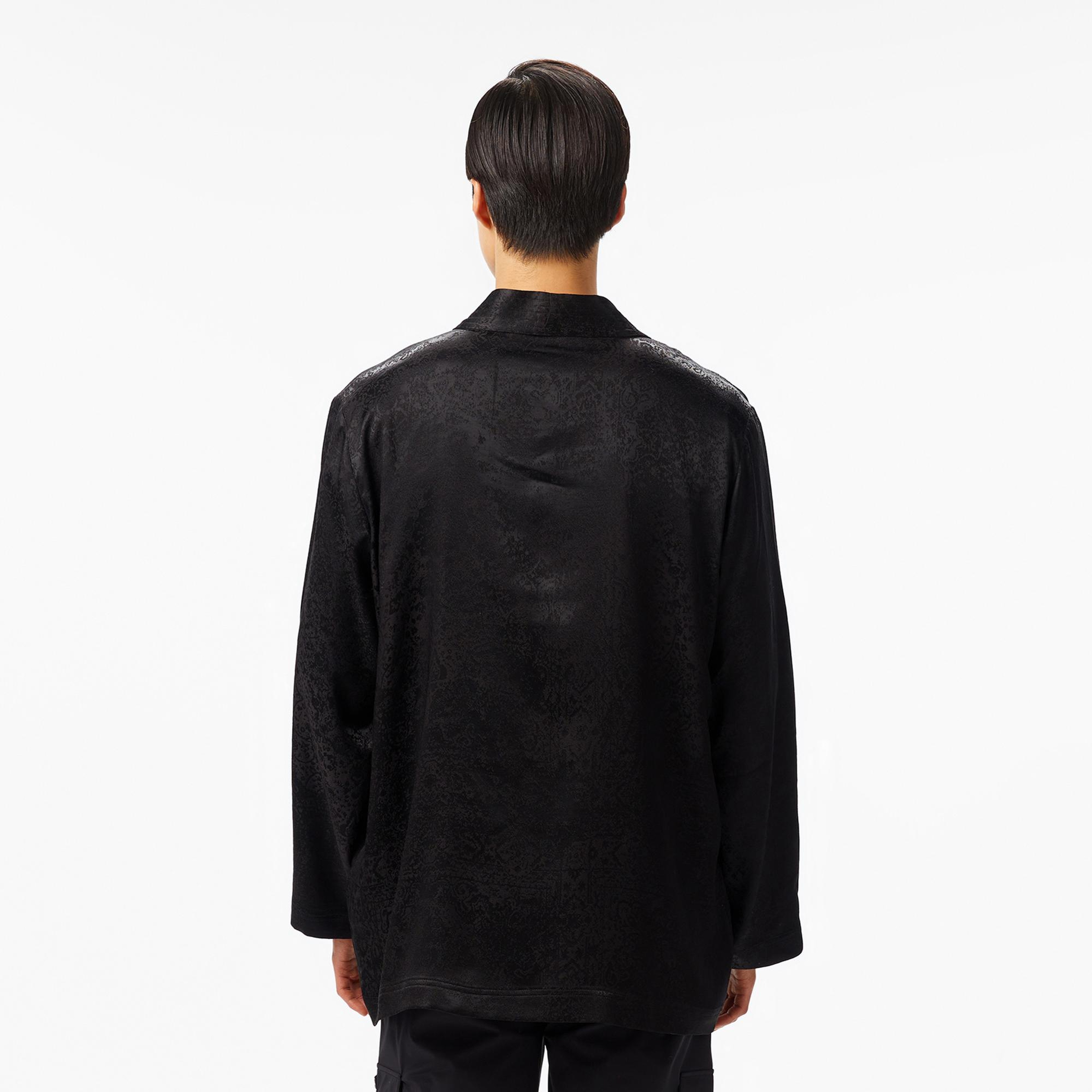 Les Benjamins Classic 401 Erkek Siyah Kimono Ceket