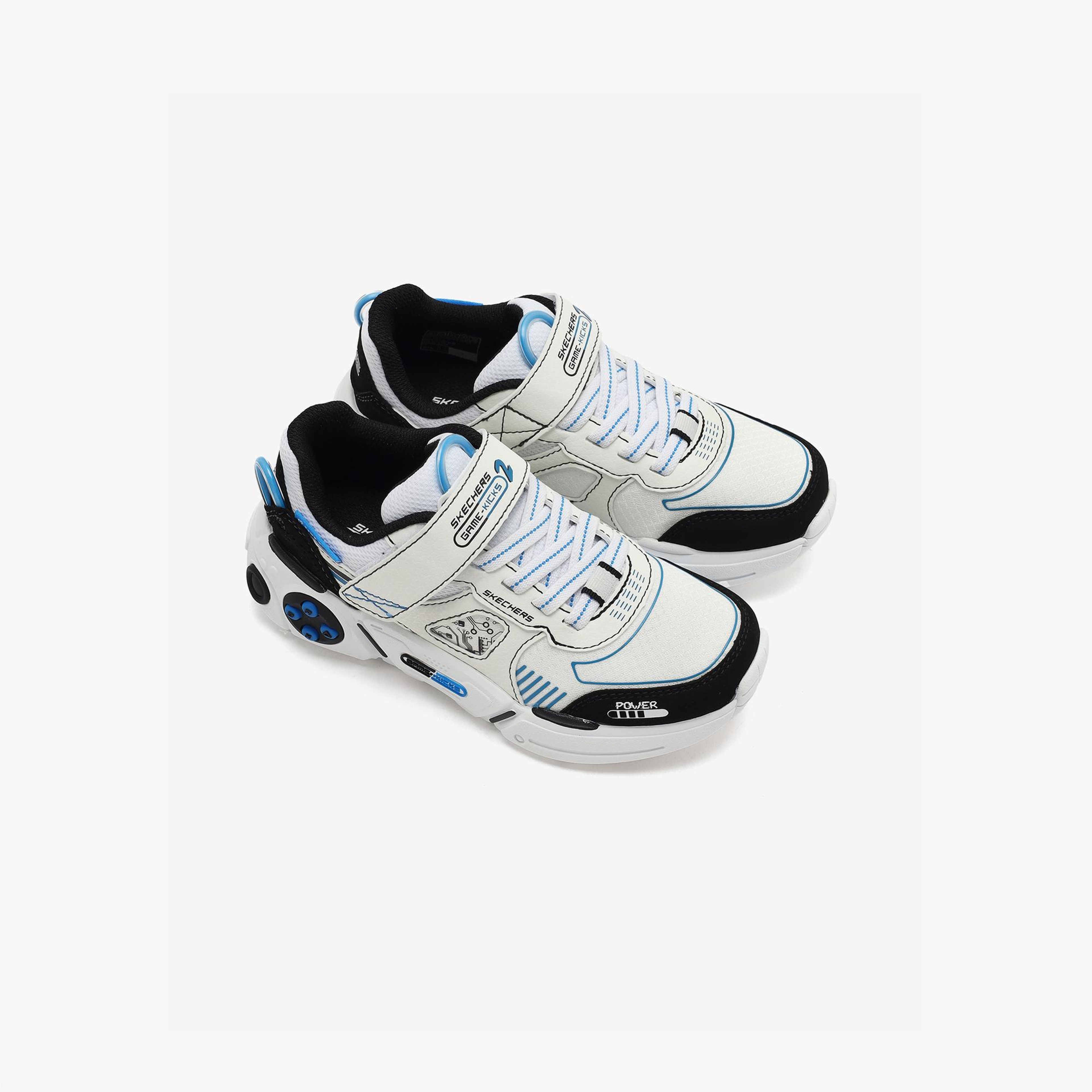 Skechers Gametronix 2.0 Çocuk Beyaz Spor Ayakkabı