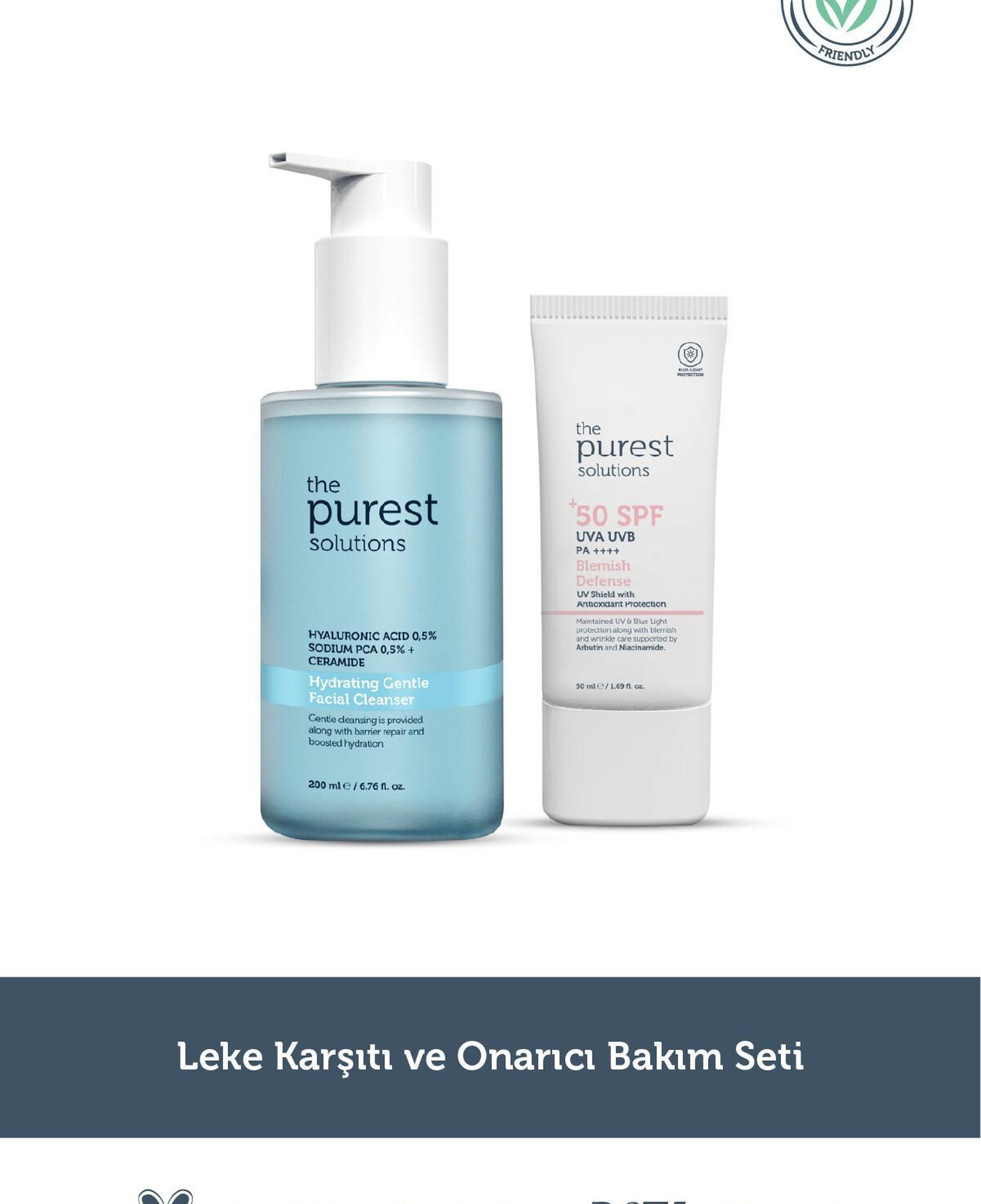 The Purest Solutions Leke karşıtı ve onarıcı bakım seti
