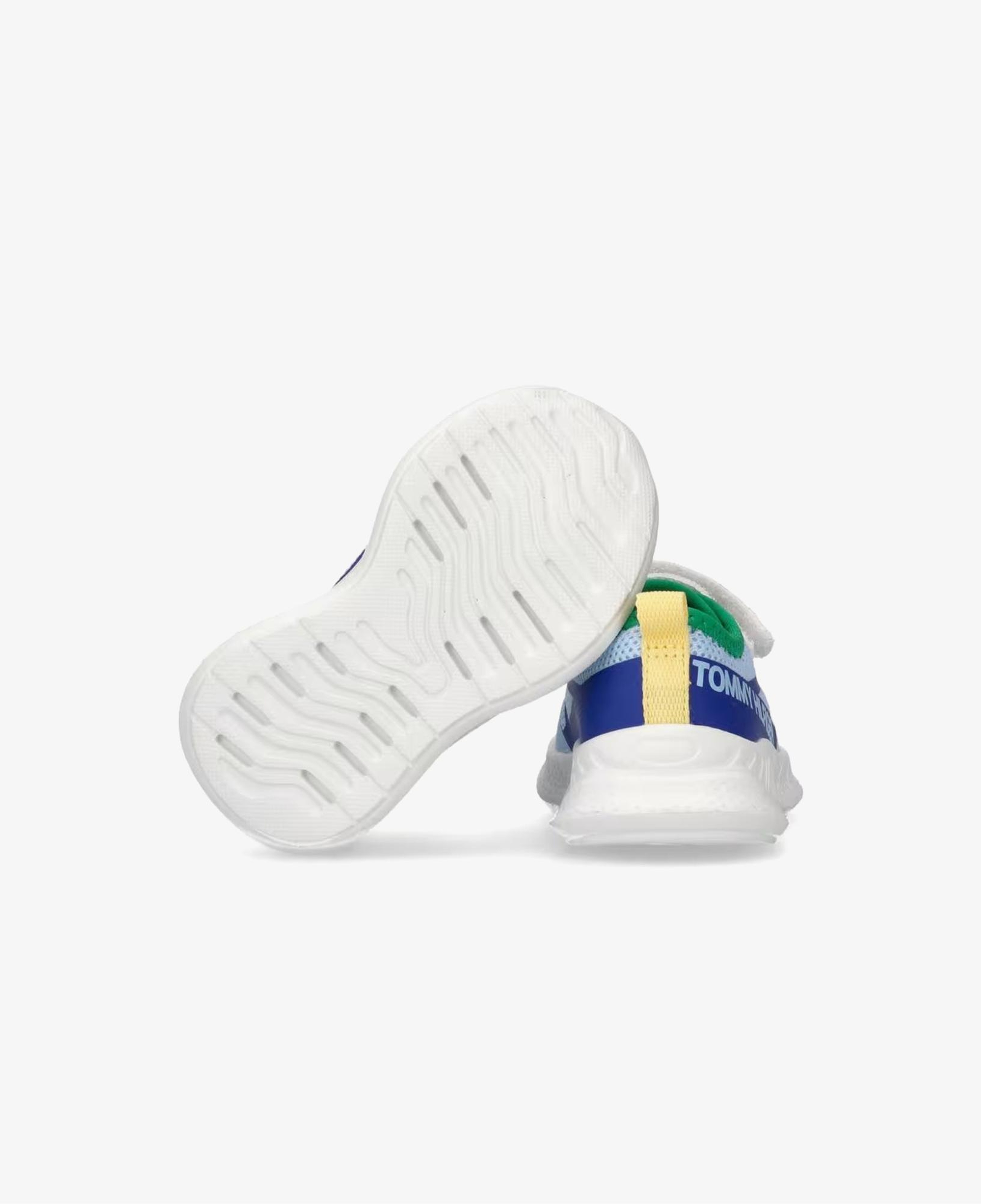 Tommy Hilfiger Lace Up Velcro Çocuk Mavi Spor Ayakkabı