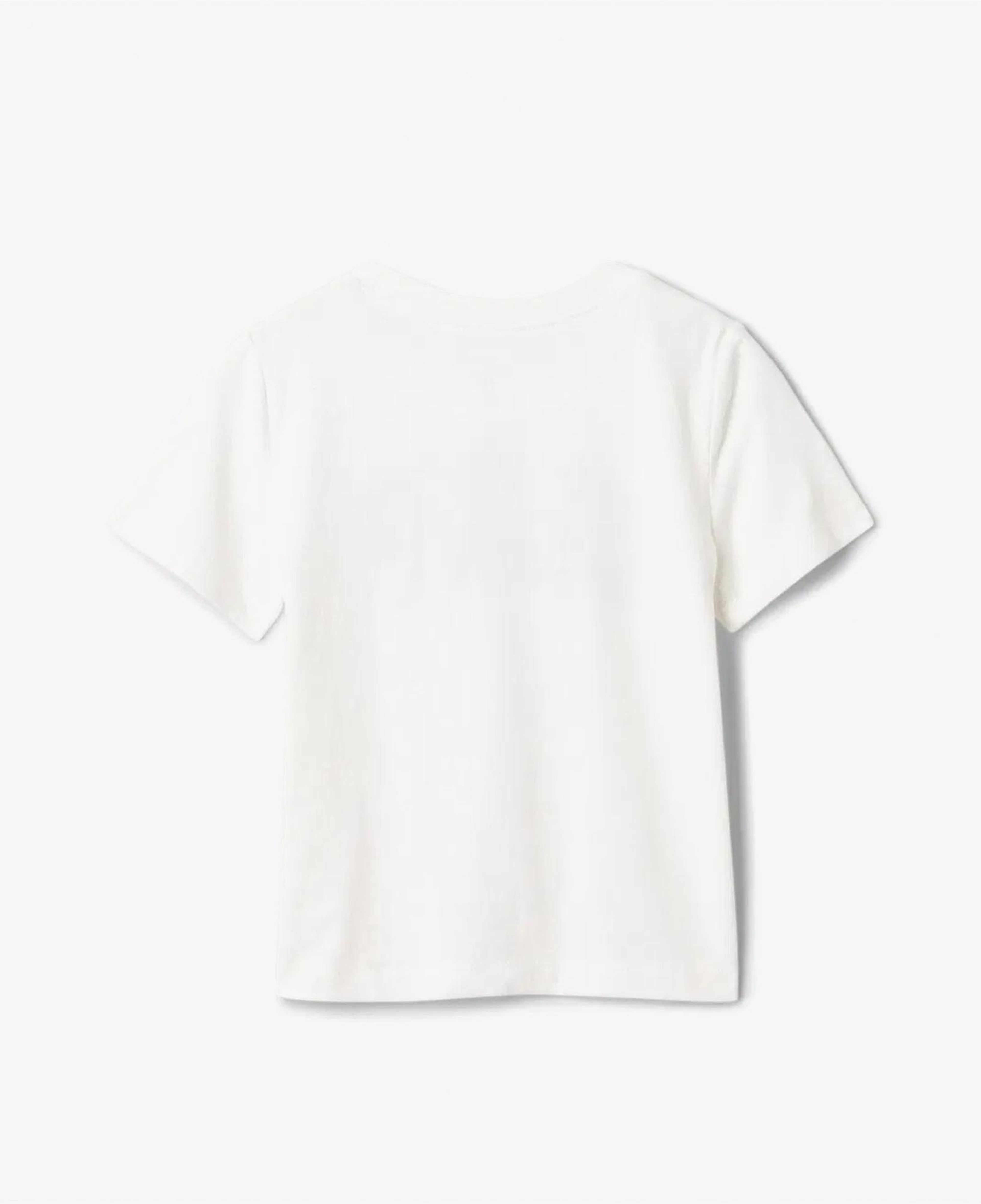 Gap Relaxed Fit Çocuk Beyaz T-Shirt