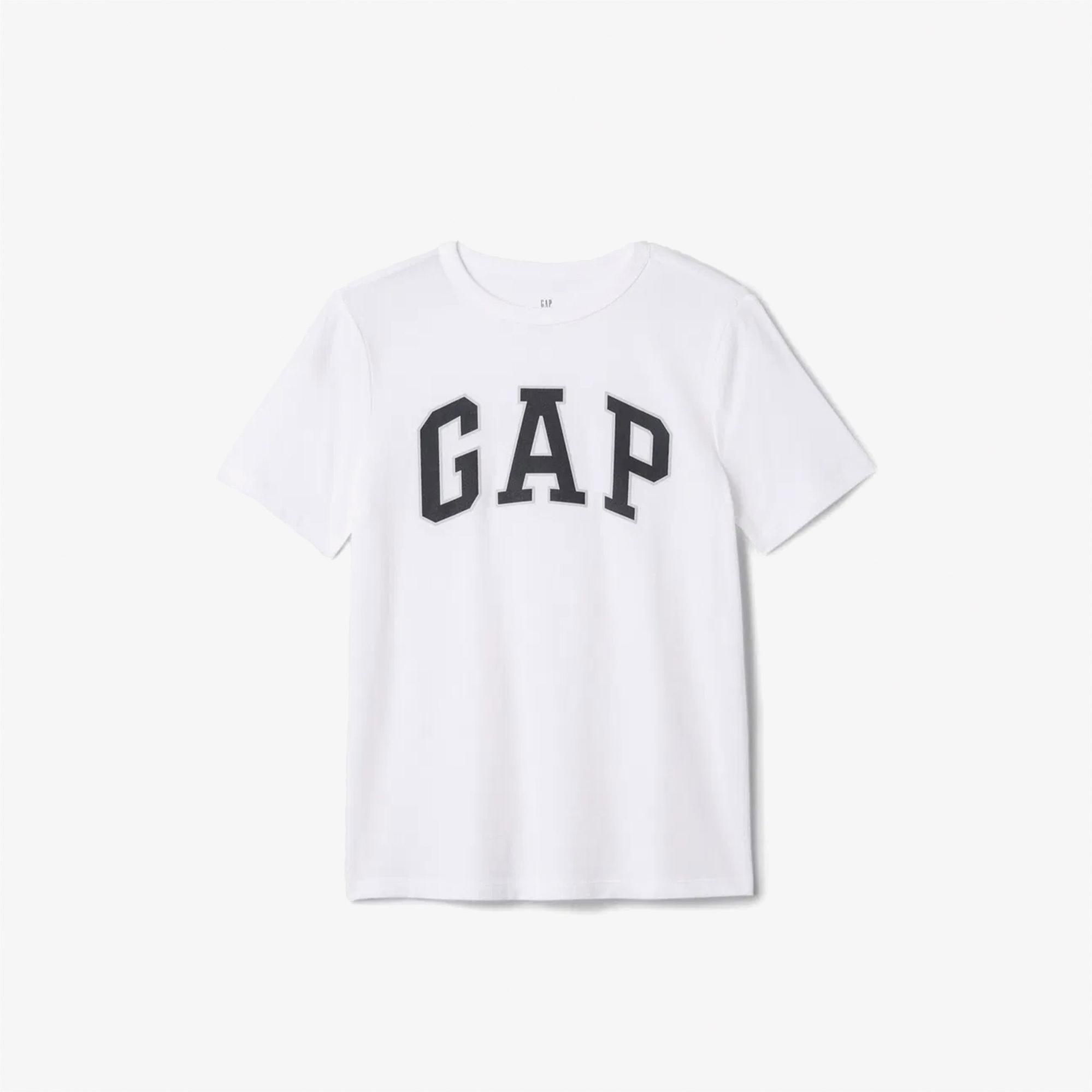 Gap Relaxed Fit Çocuk Beyaz T-Shirt
