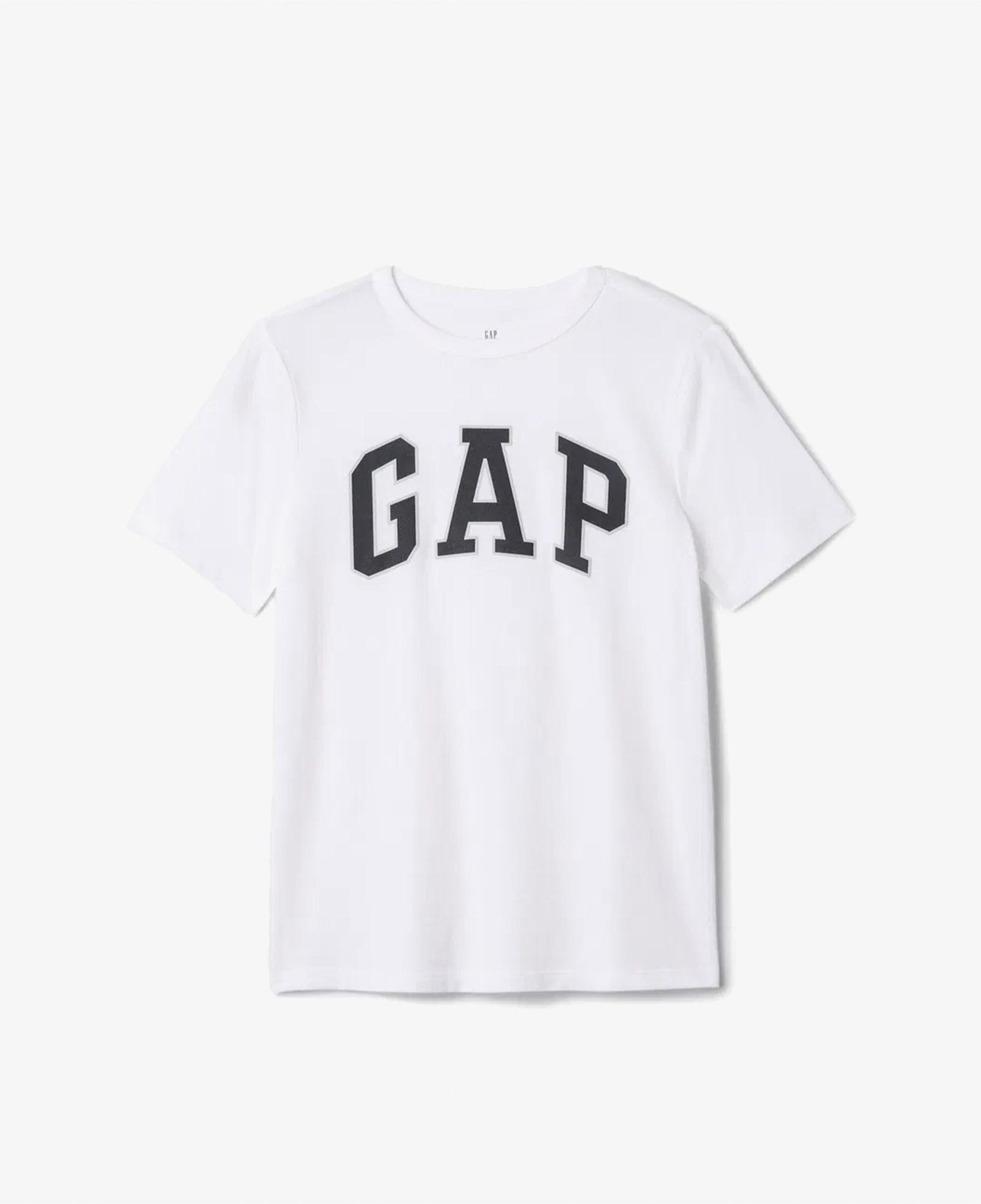 Gap Relaxed Fit Çocuk Beyaz T-Shirt
