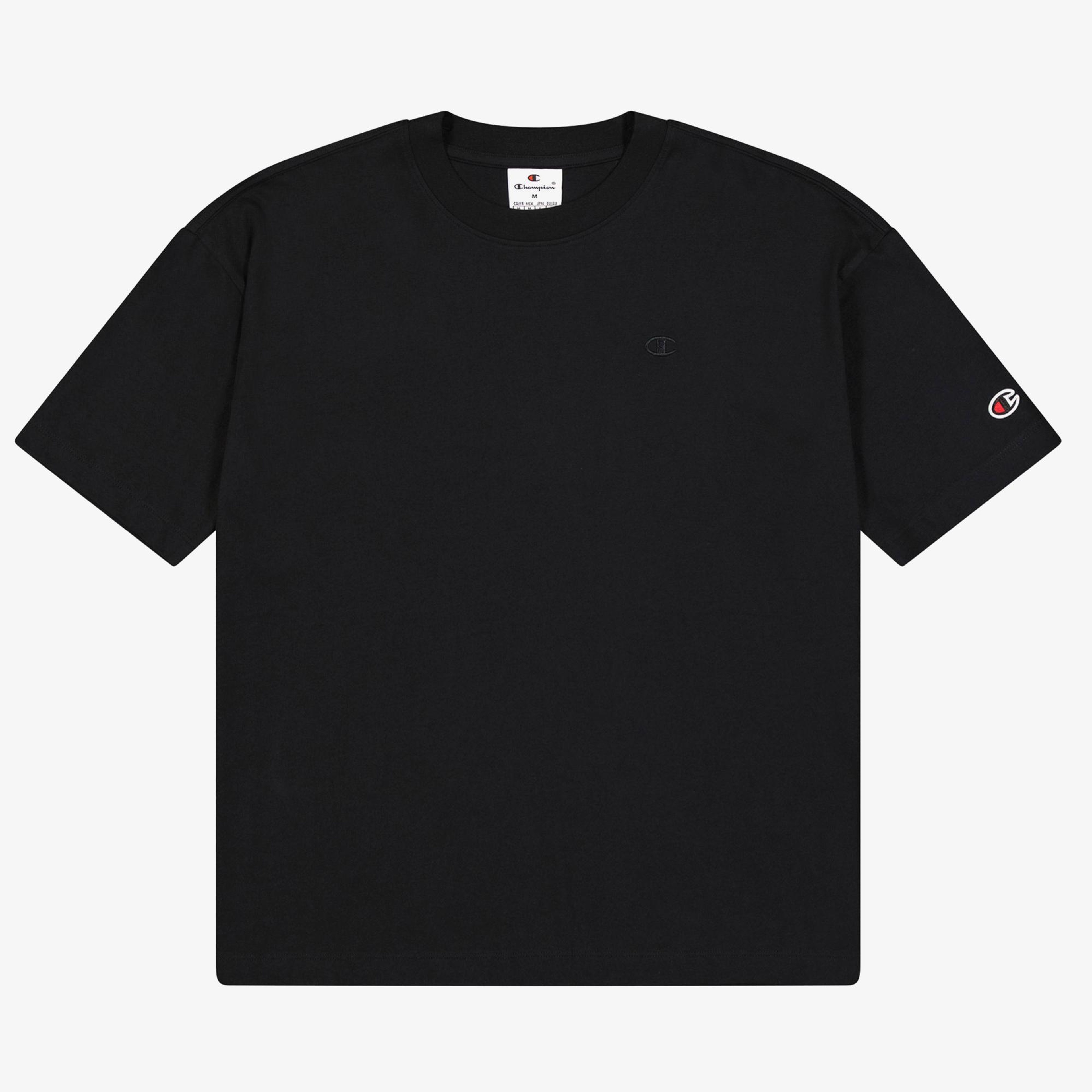 Champion Crewneck SS Kadın Siyah T-Shirt