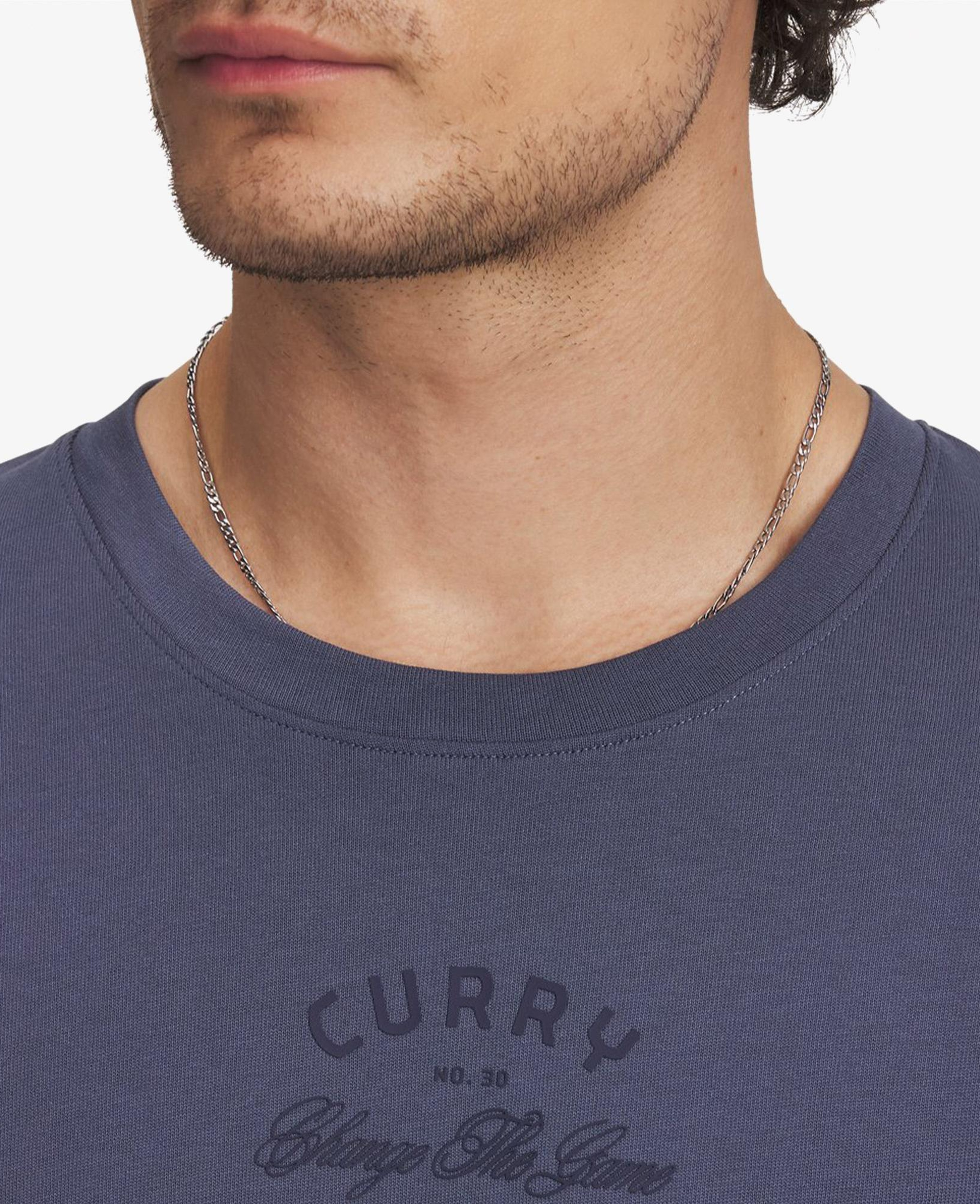 Under Armour Heavyweight Verbiage Erkek Lacivert T-Shirt