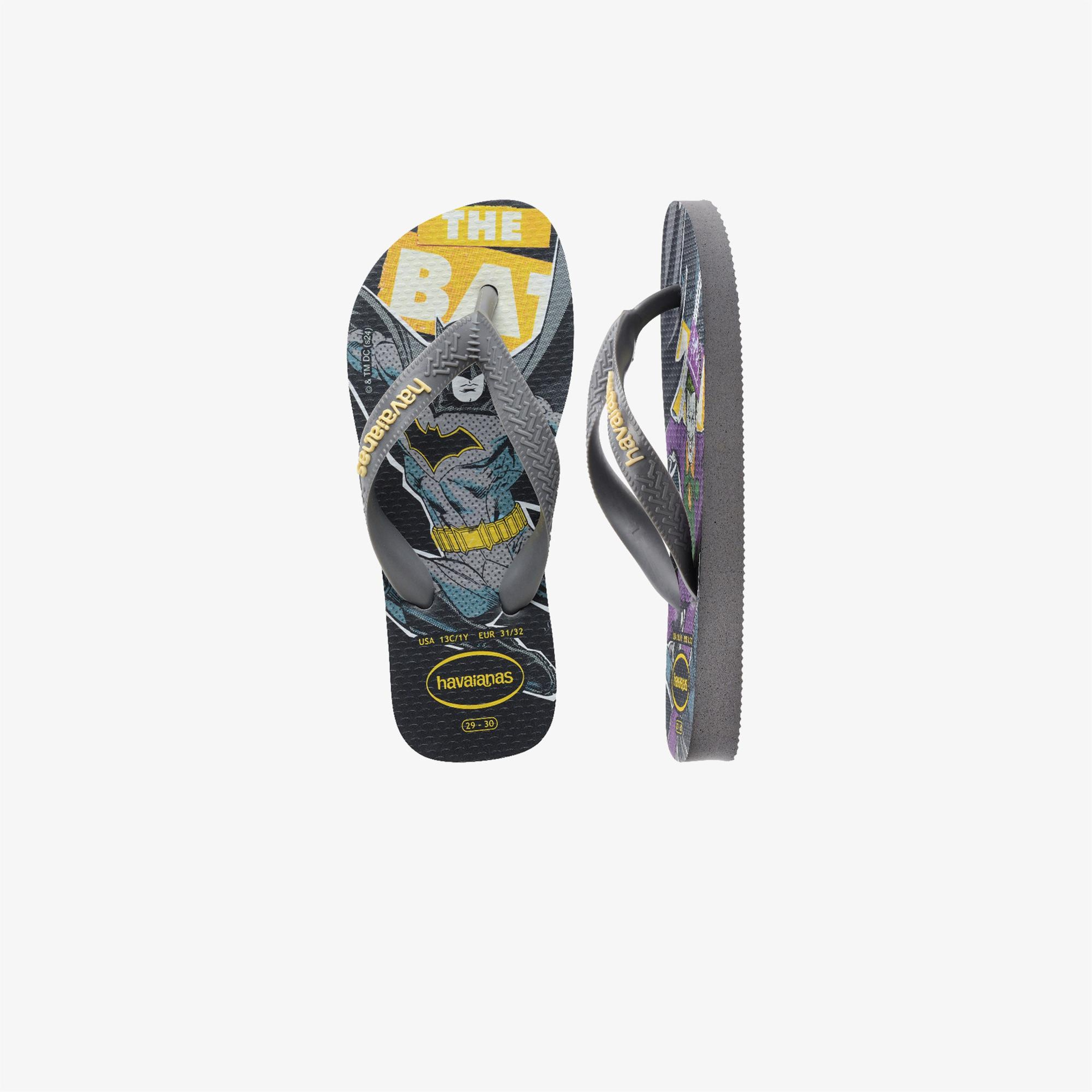 Havaianas DC Heroes:Batman Top Çocuk Gri Terlik