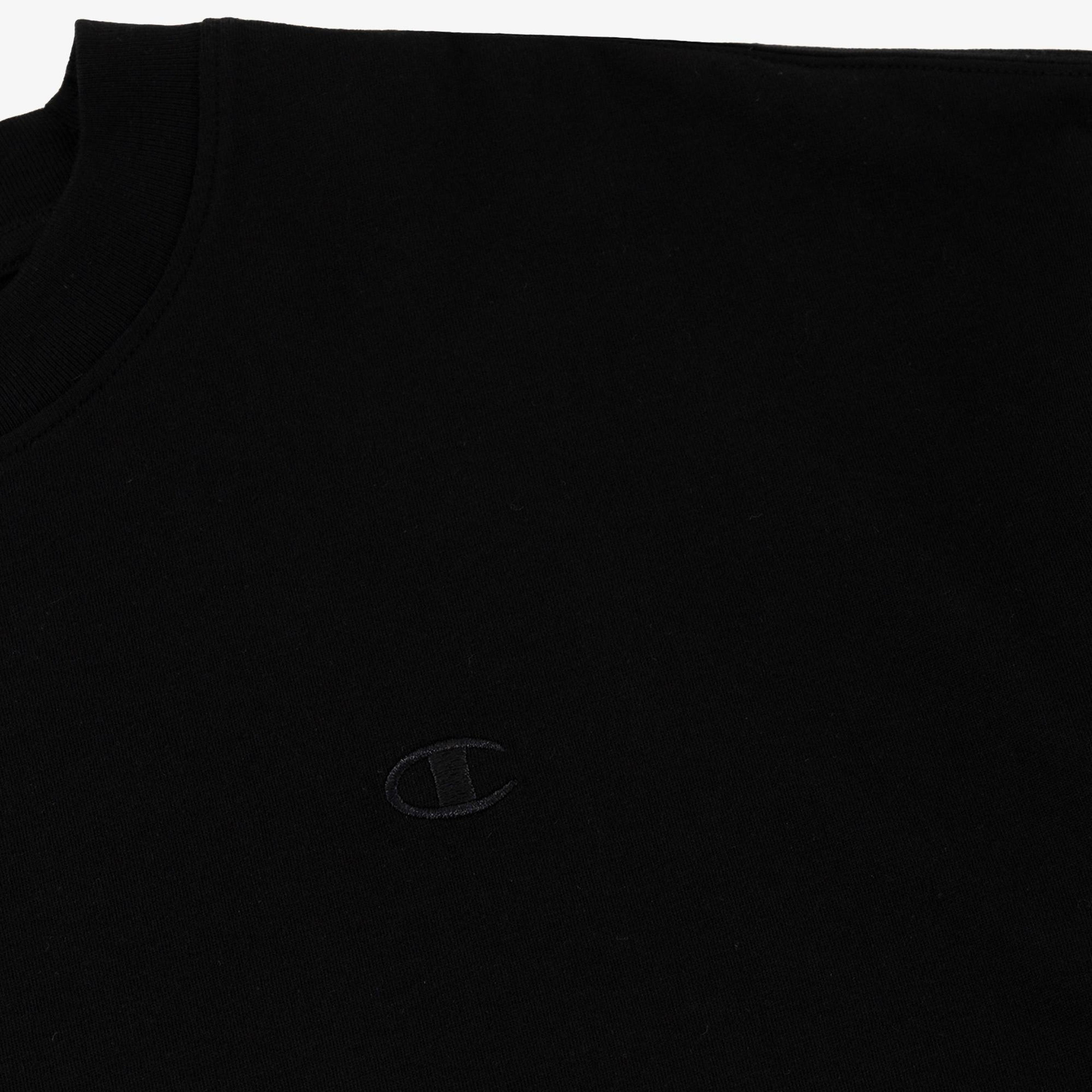 Champion Crewneck SS Kadın Siyah T-Shirt