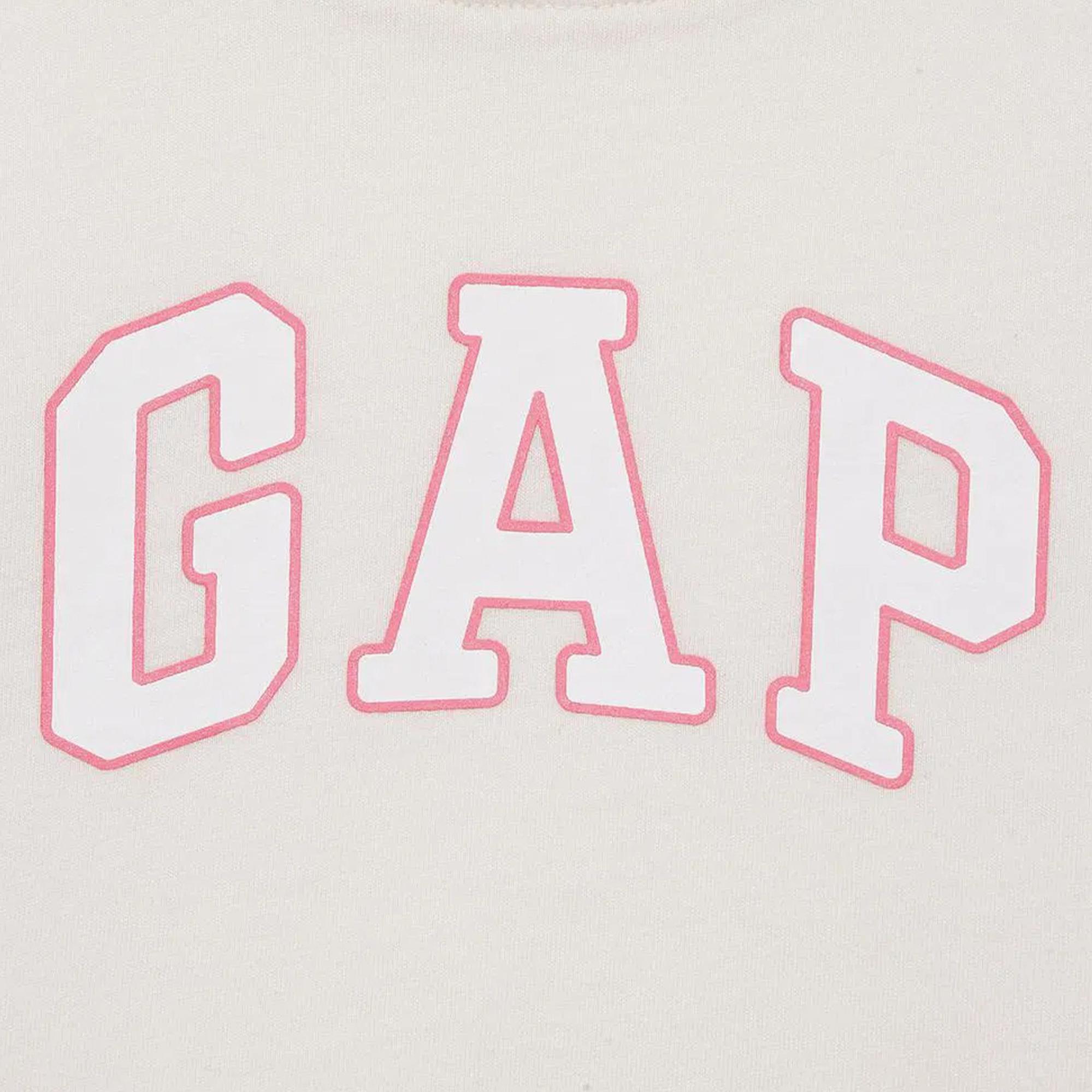 Gap Logo Çocuk Krem T-Shirt