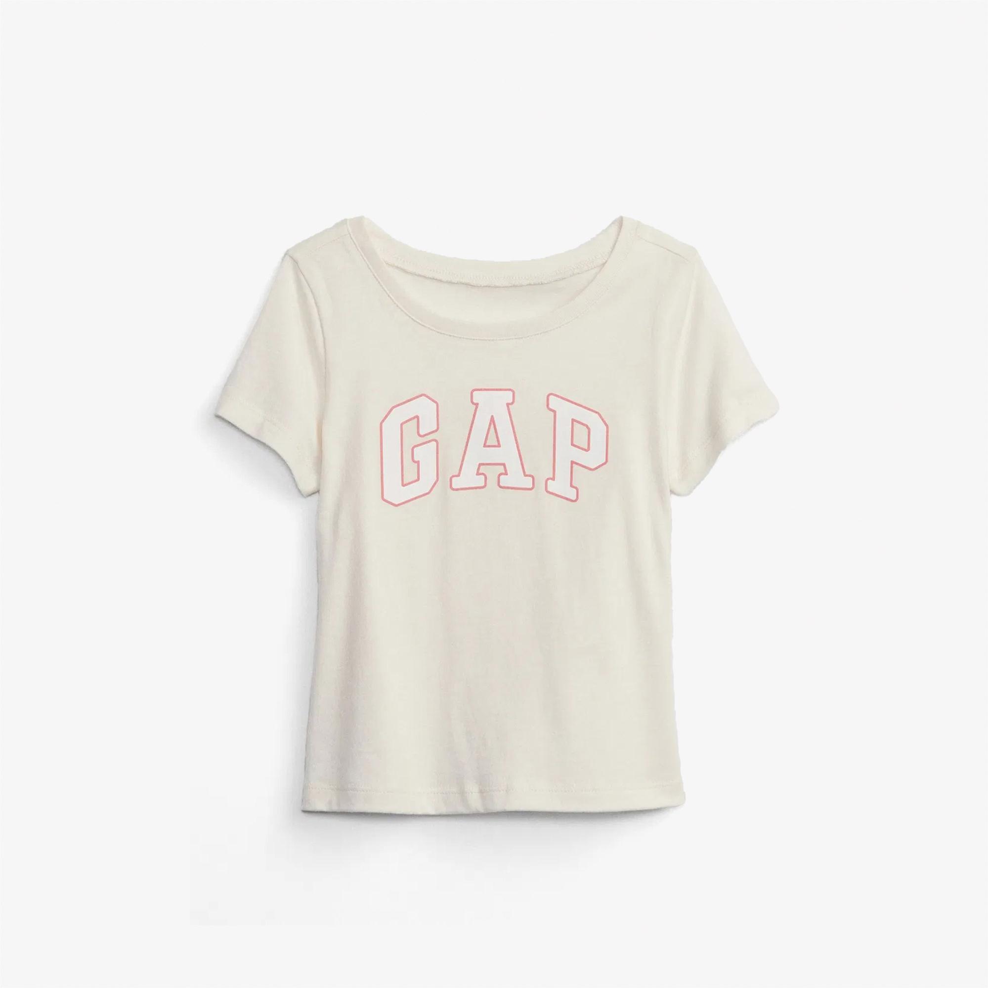 Gap Logo Çocuk Krem T-Shirt