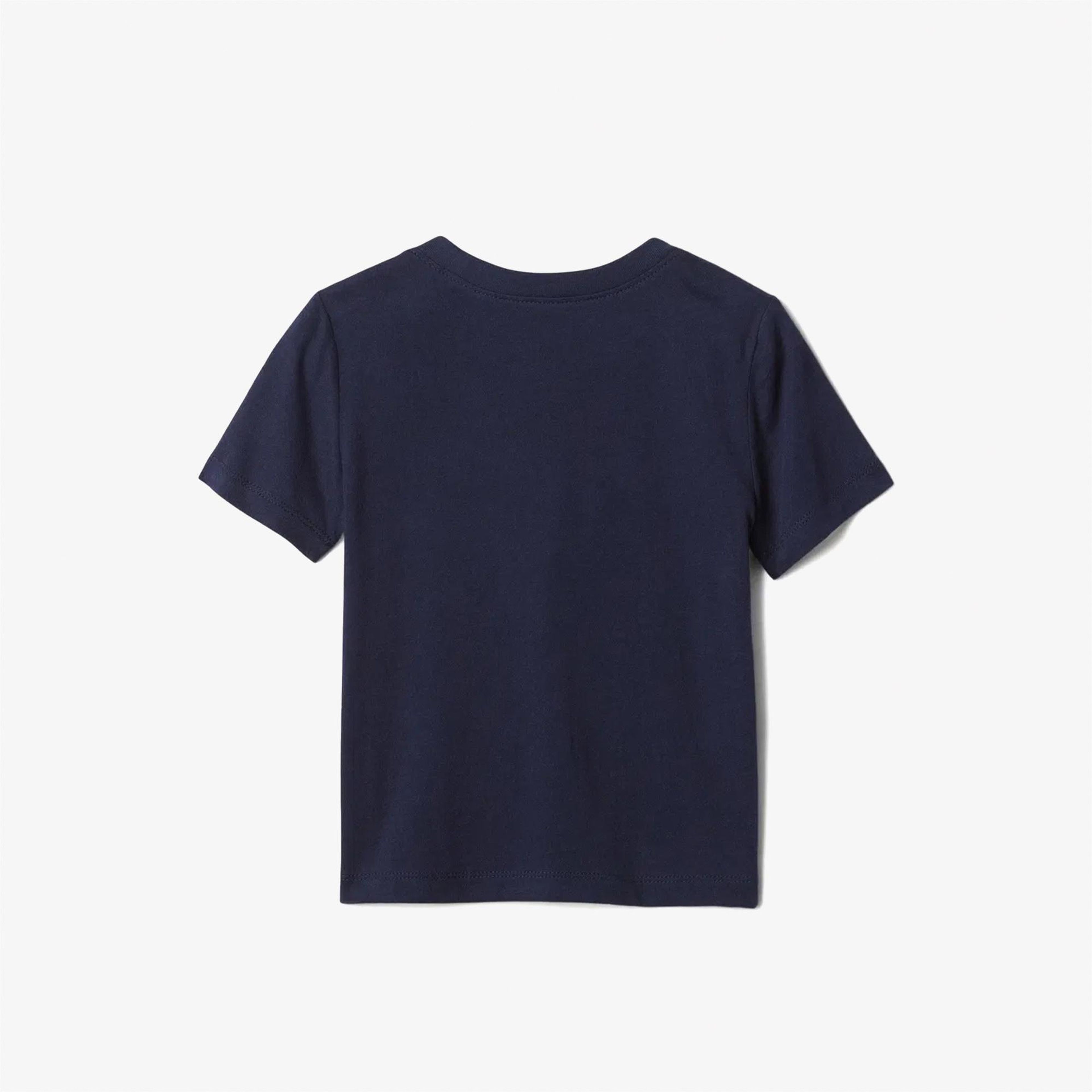 Gap V-Bas Çocuk Gri T-Shirt