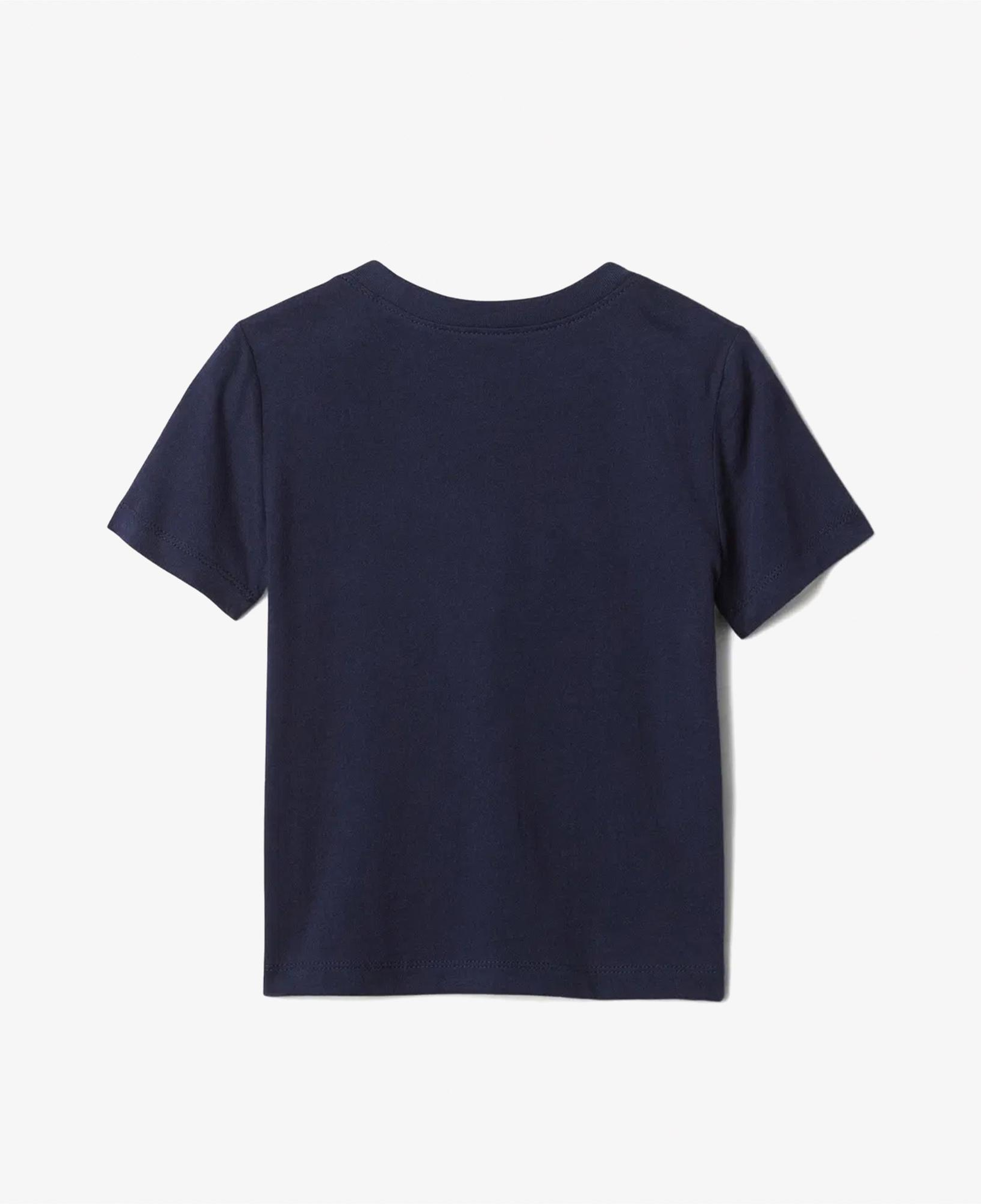 Gap V-Bas Çocuk Gri T-Shirt