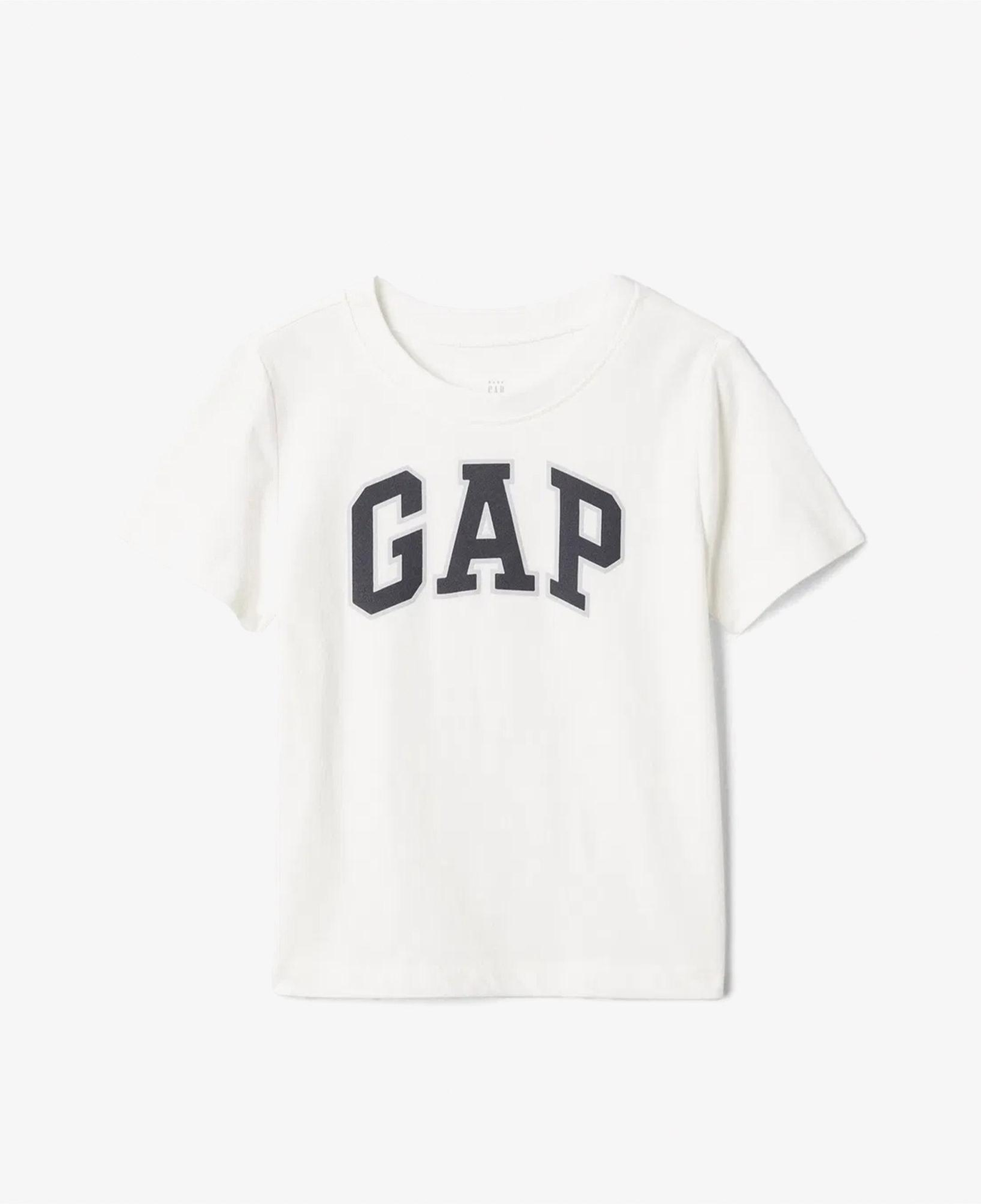 Gap Relaxed Fit Çocuk Beyaz T-Shirt