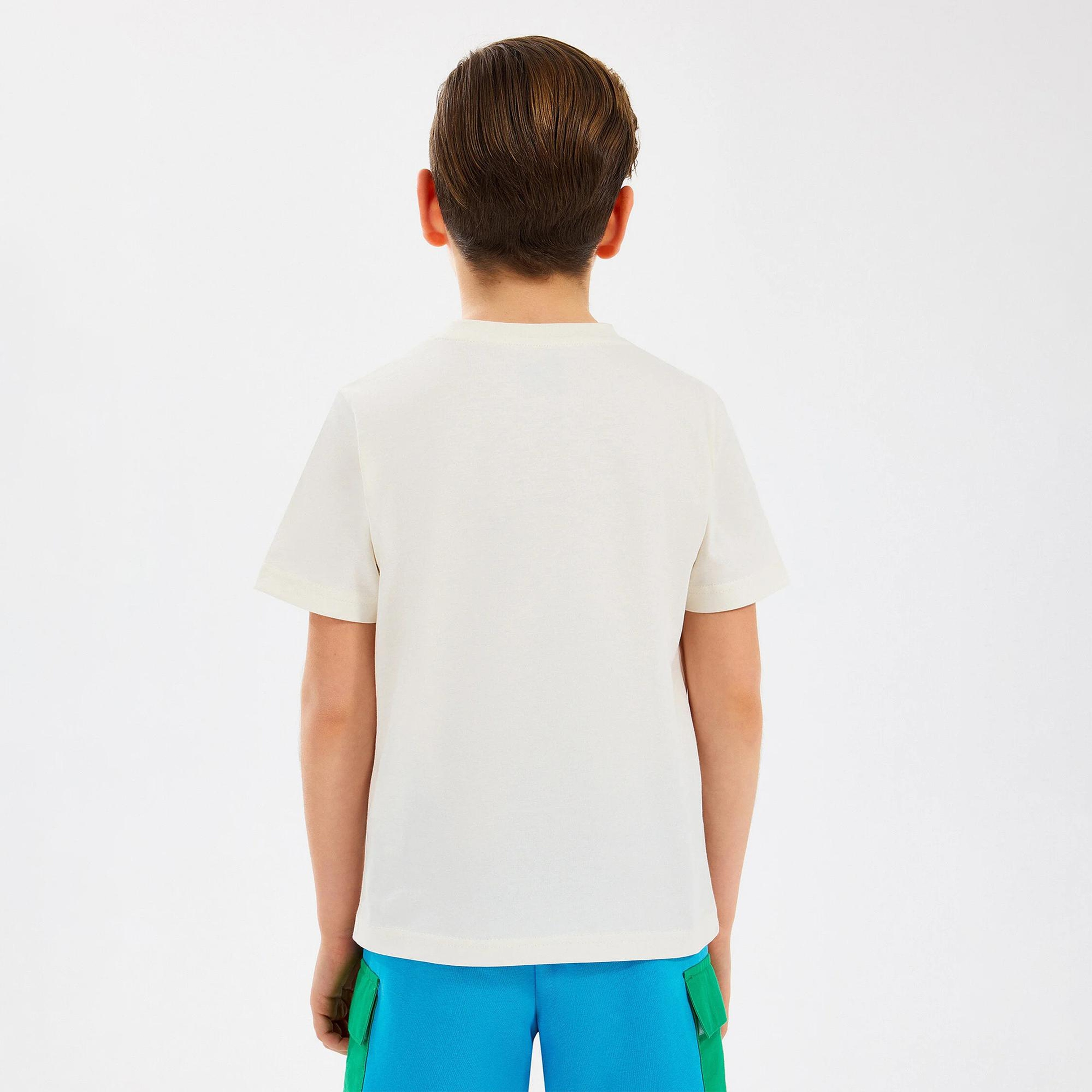 Skechers Graphic Çocuk Beyaz T-Shirt