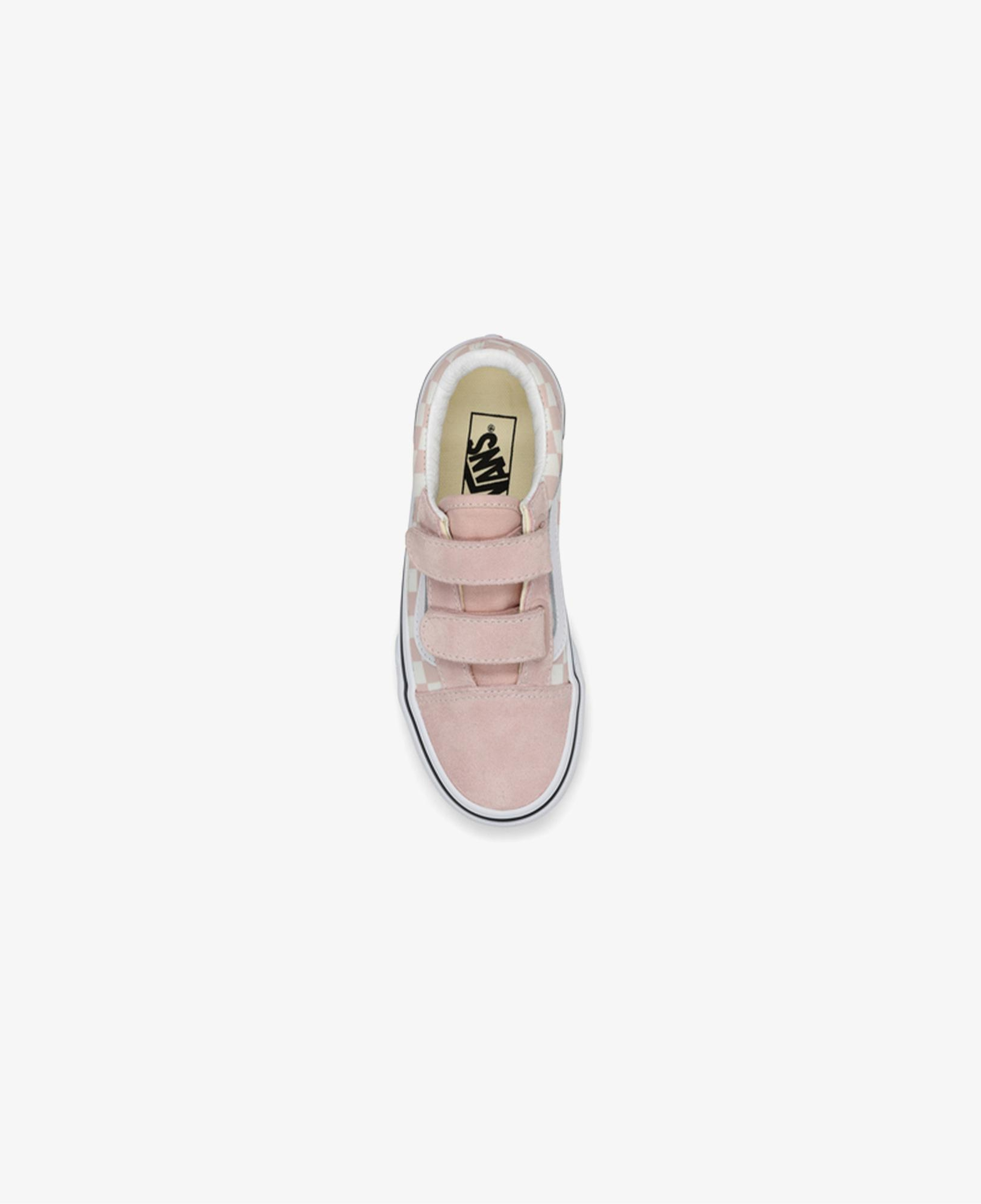 Vans Old Skool V Damalı Çocuk Pembe Spor Ayakkabı