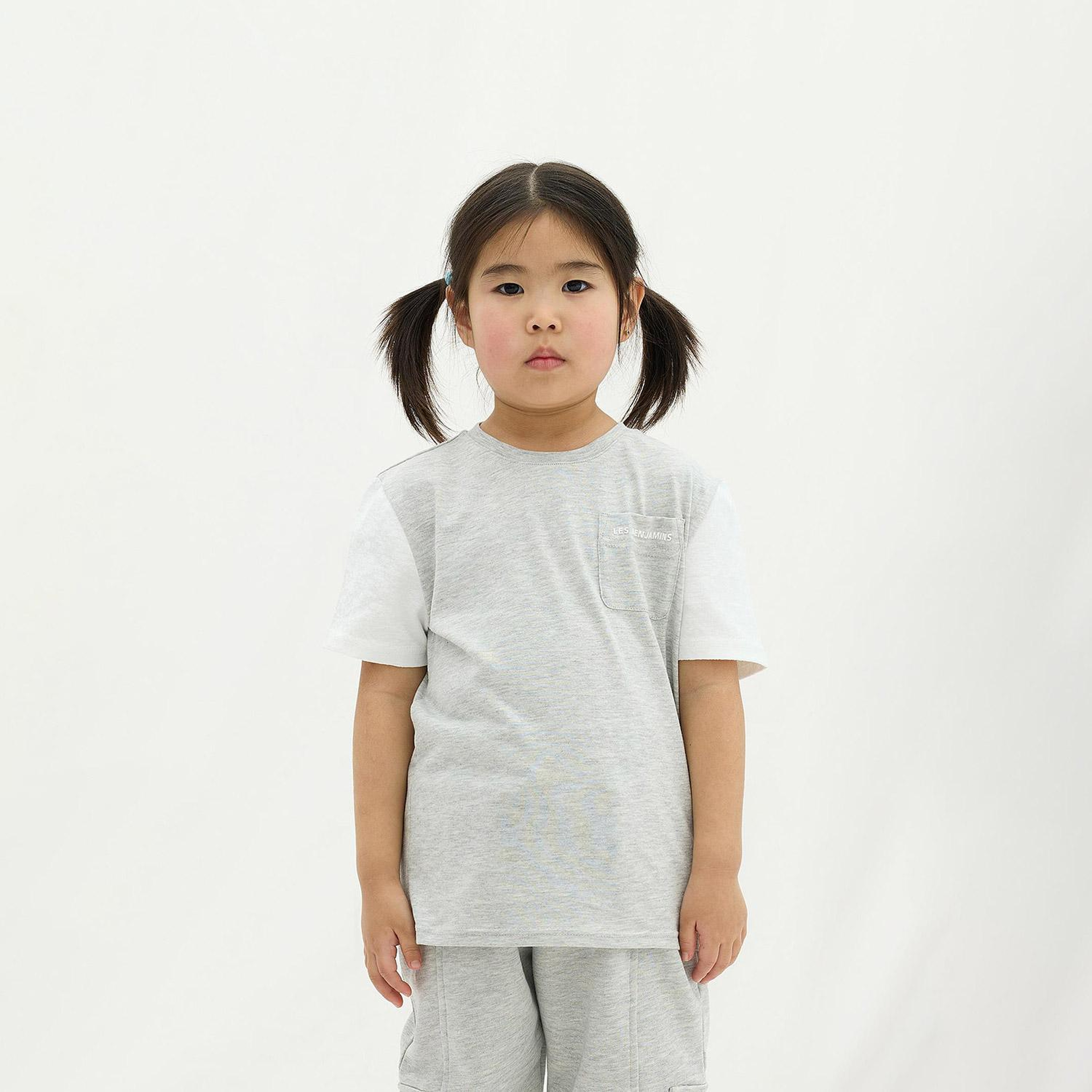 Les Benjamins 403 Çocuk Gri T-Shirt