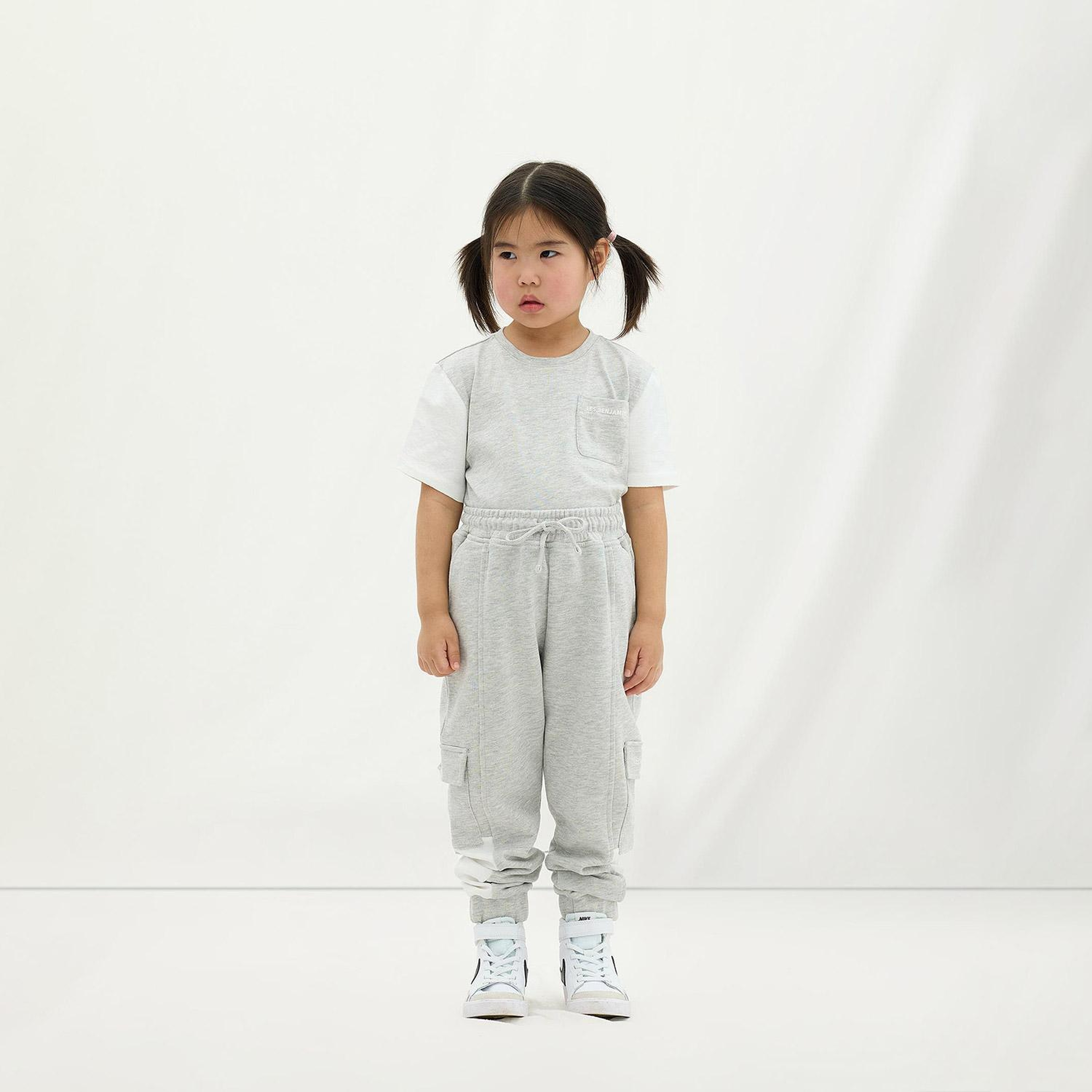 Les Benjamins 403 Çocuk Gri T-Shirt