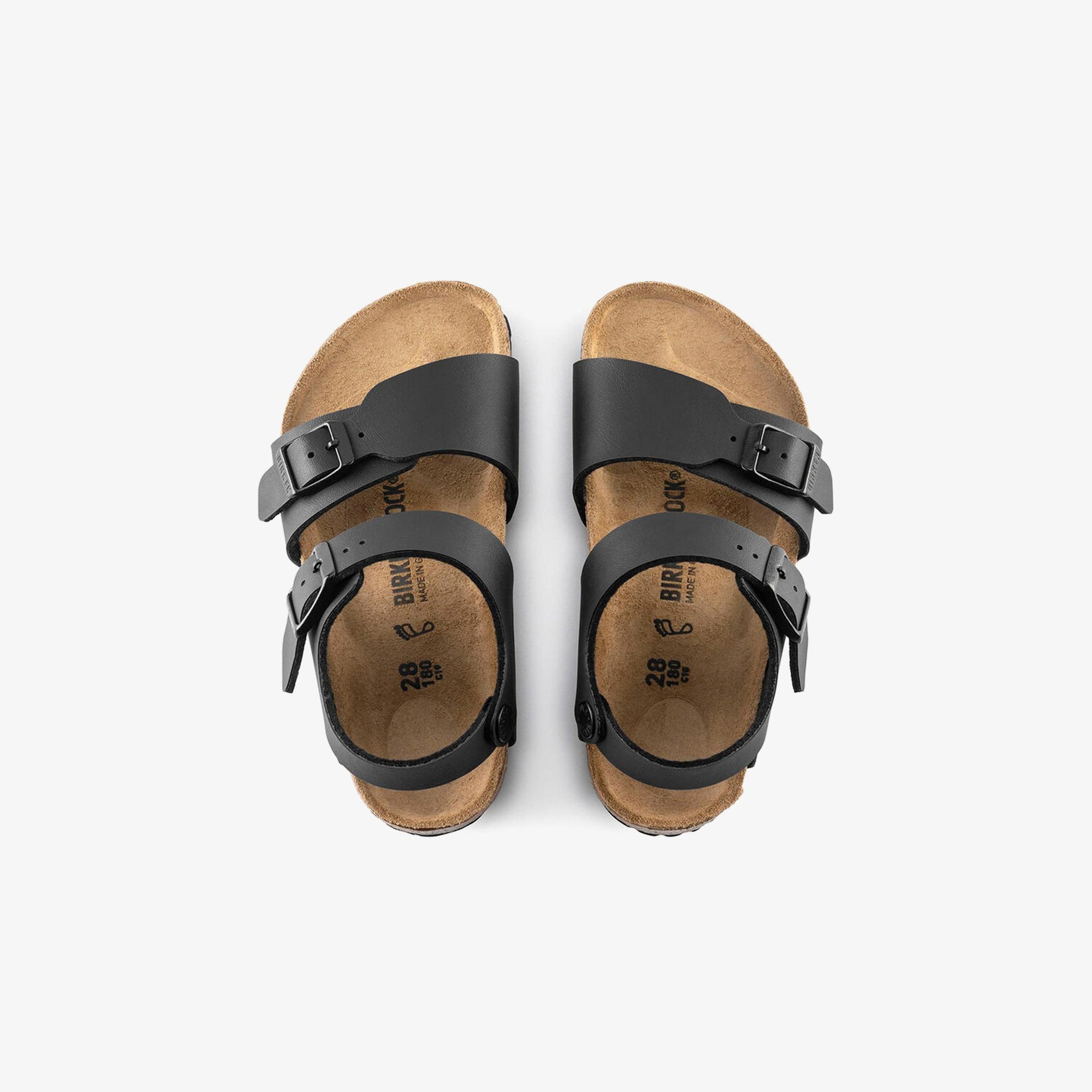 Birkenstock New York BF Çocuk Siyah Sandalet