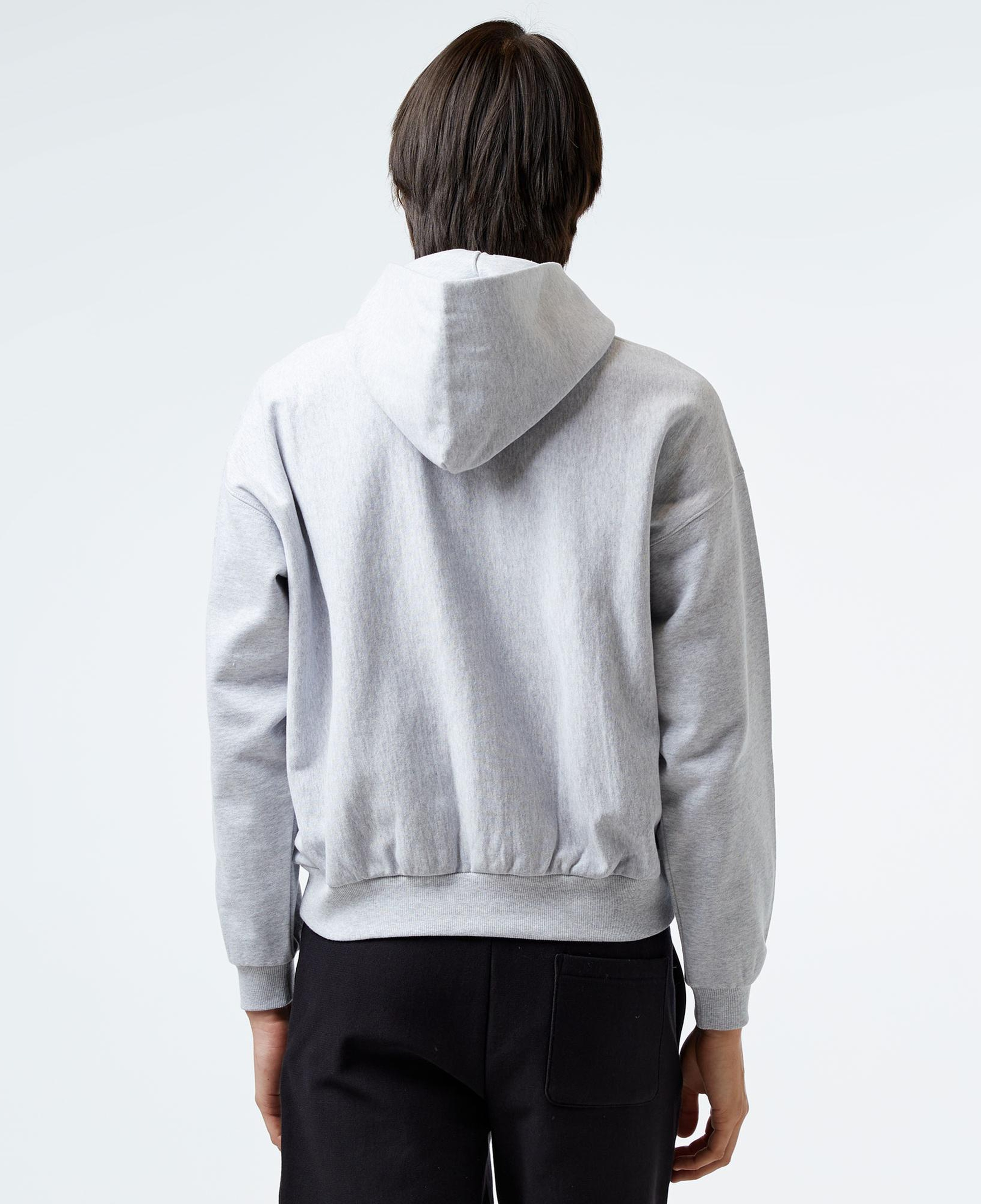 HUF Benton Heavyweight Fleece Erkek Gri Hoodie