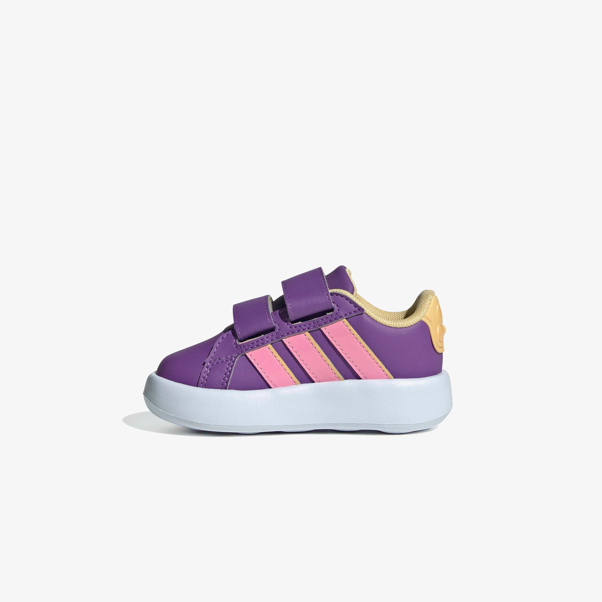 adidas Grand Court Minnie Comfort Çocuk Mor Spor Ayakkabı